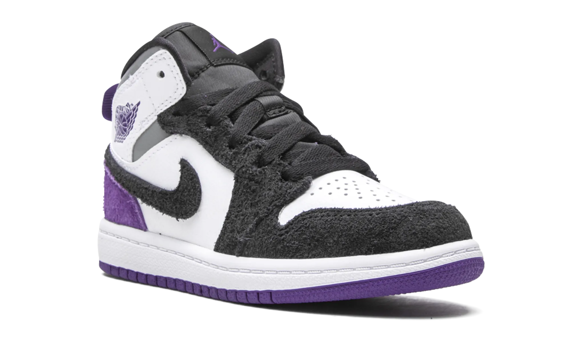 Air Jordan 1 Mid PS "Purple" jordan preschool kids shoes