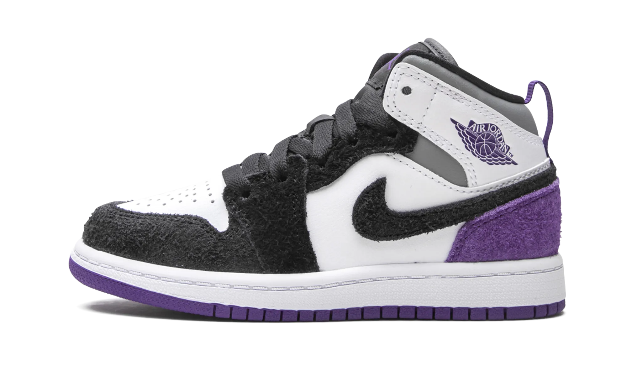 Air Jordan 1 Mid PS "Purple" Jordan Pre School shoes