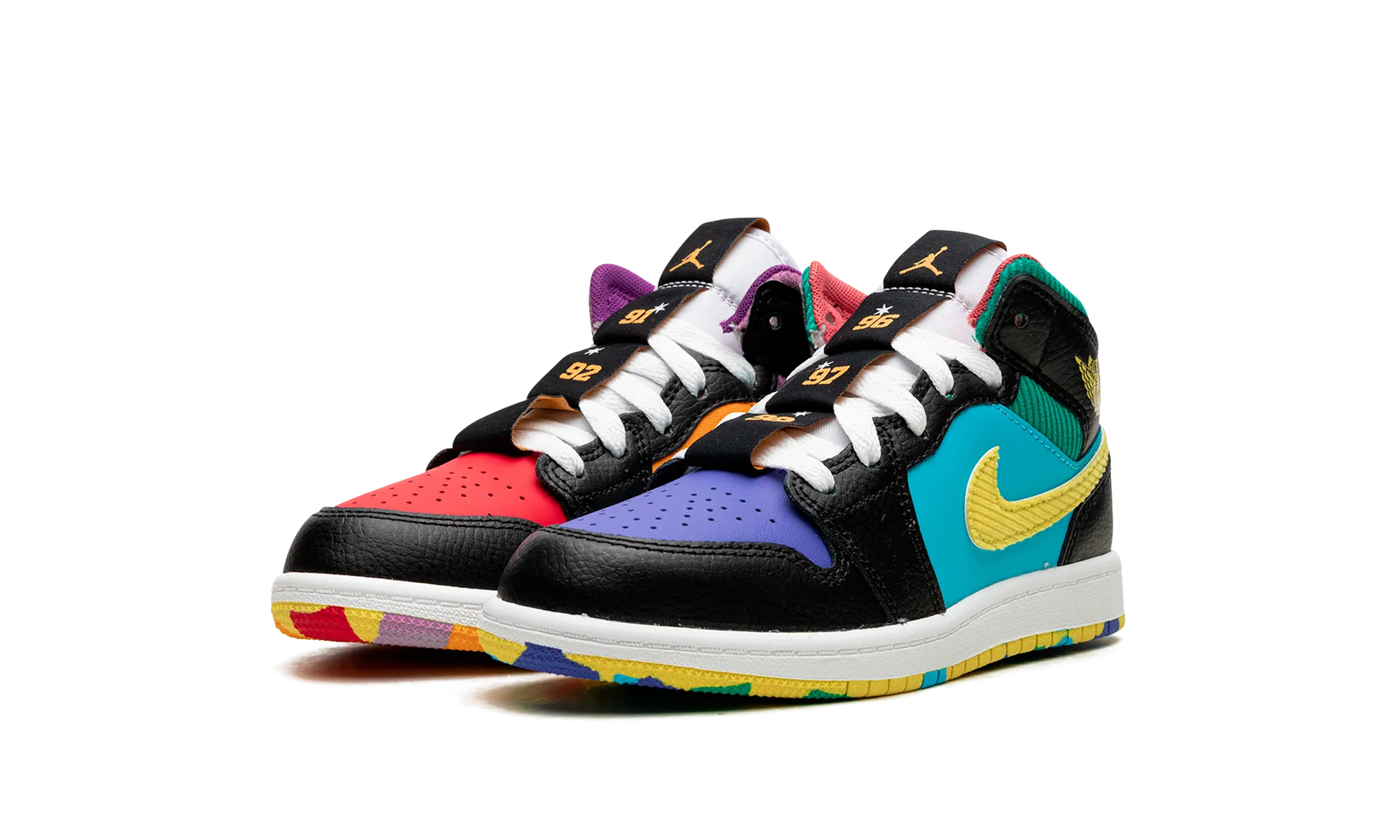 Air Jordan 1 Mid PS "Six Championships" jordan preschool kids shoes