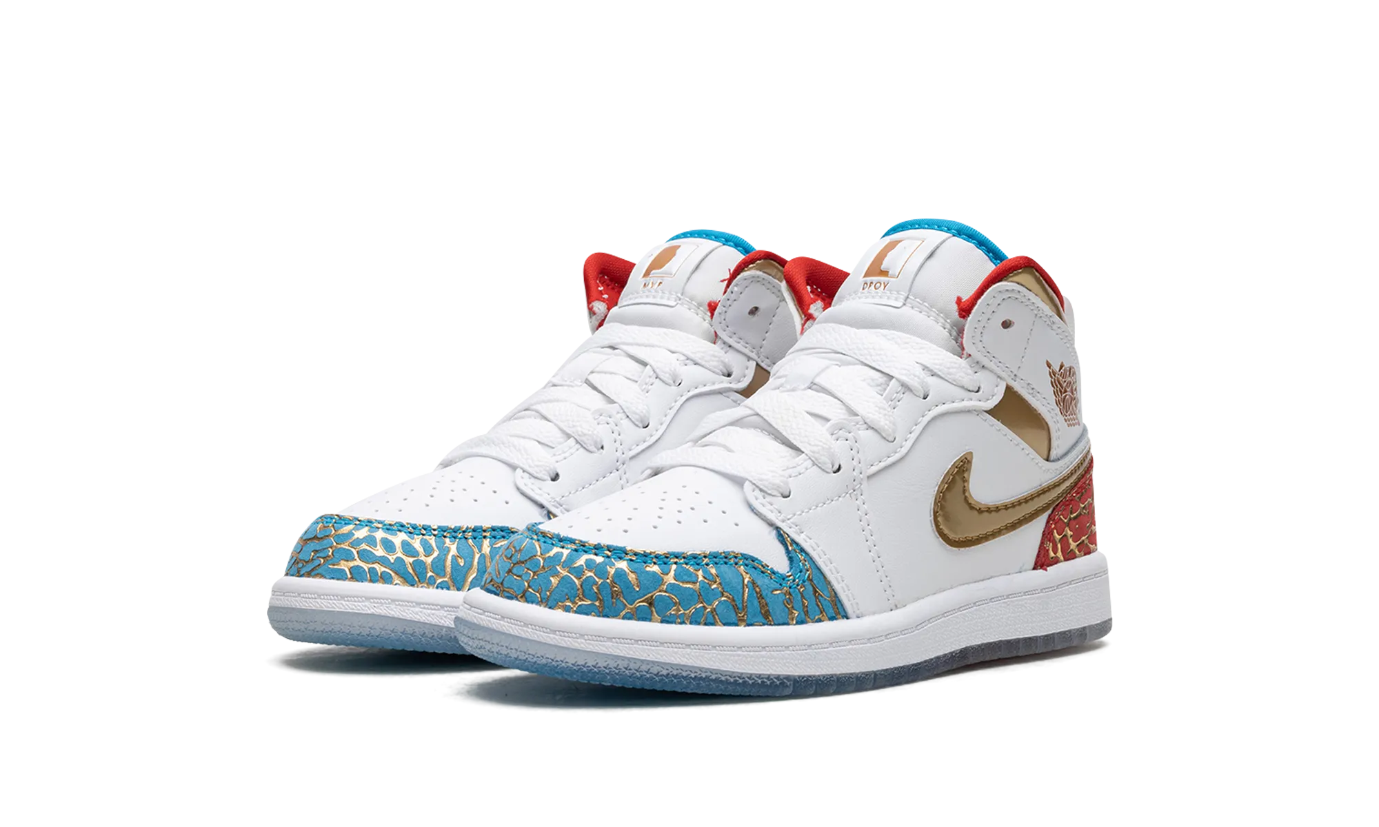 Air Jordan 1 Mid PS "UNC to CHI" jordan preschool kids shoes