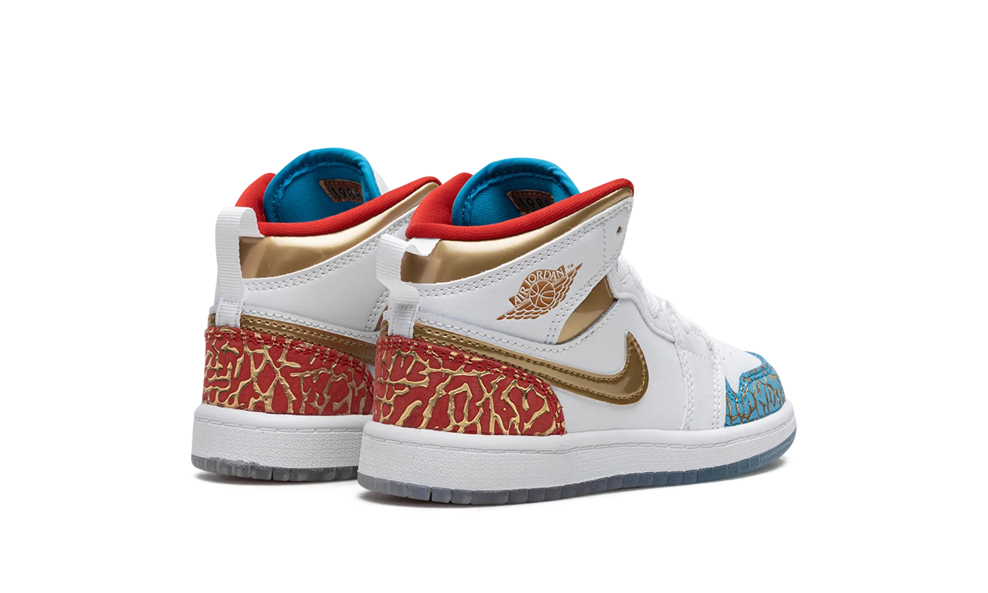 Air Jordan 1 Mid PS "UNC to CHI" jordan preschool kids shoes