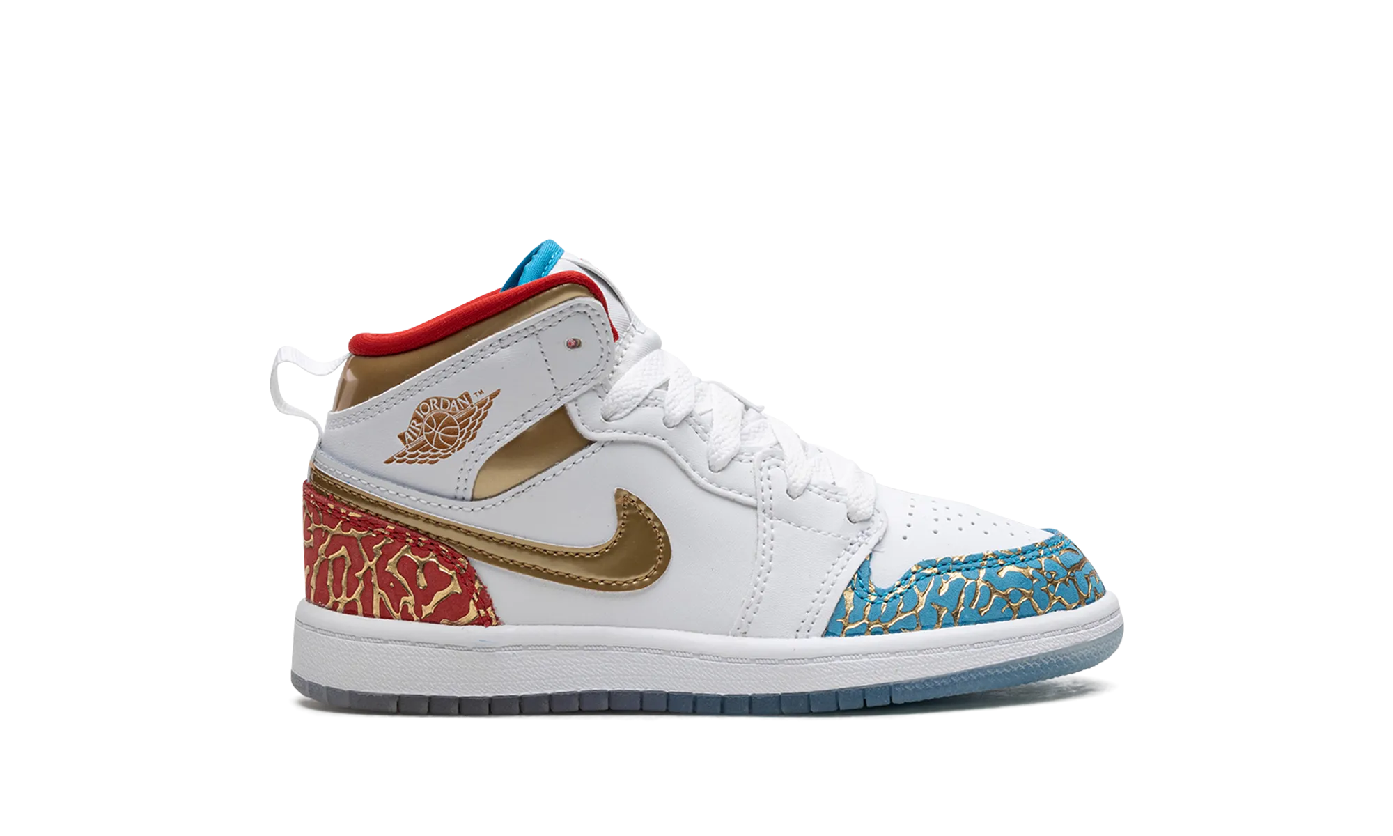 Air Jordan 1 Mid PS "UNC to CHI" jordan preschool kids shoes