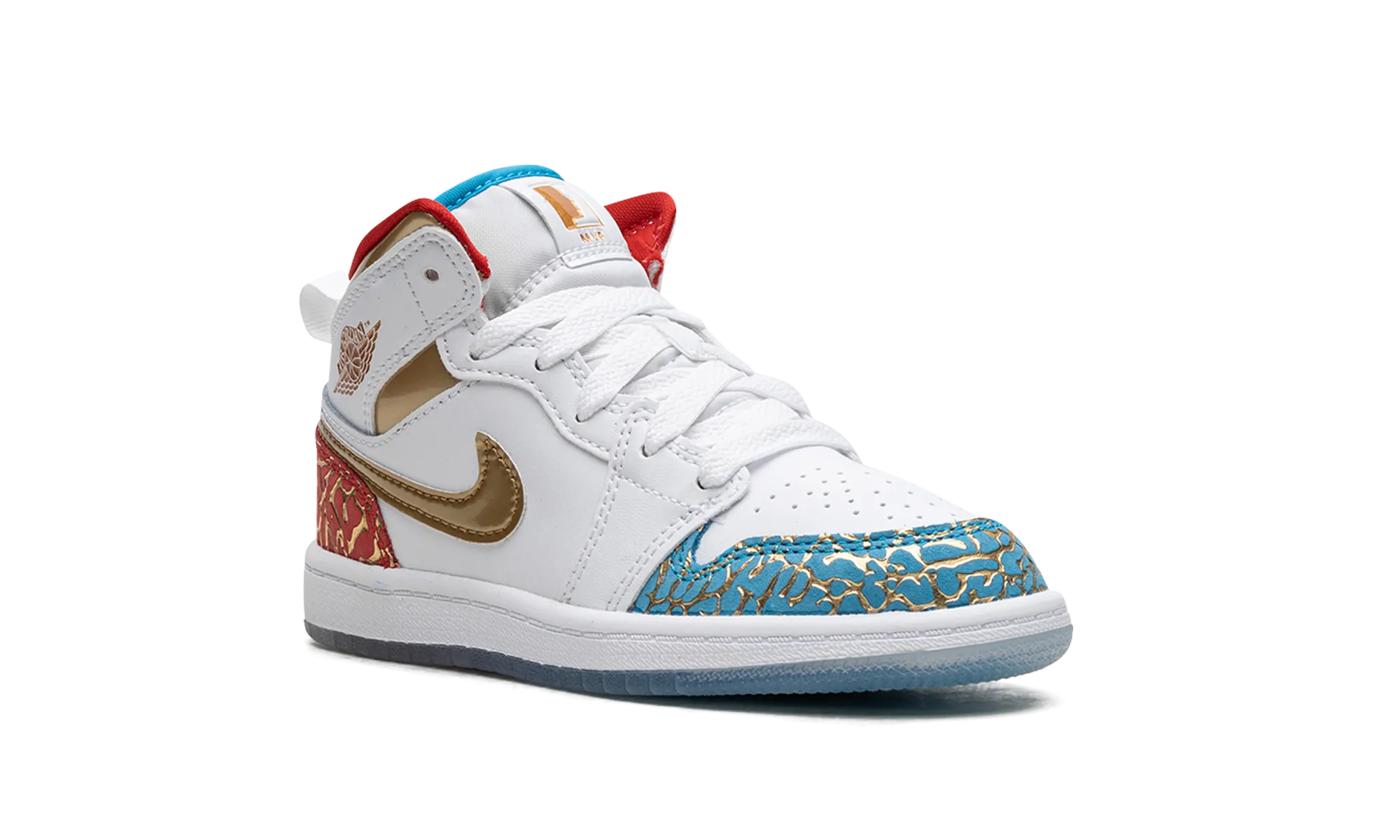 Air Jordan 1 Mid PS "UNC to CHI" jordan preschool kids shoes