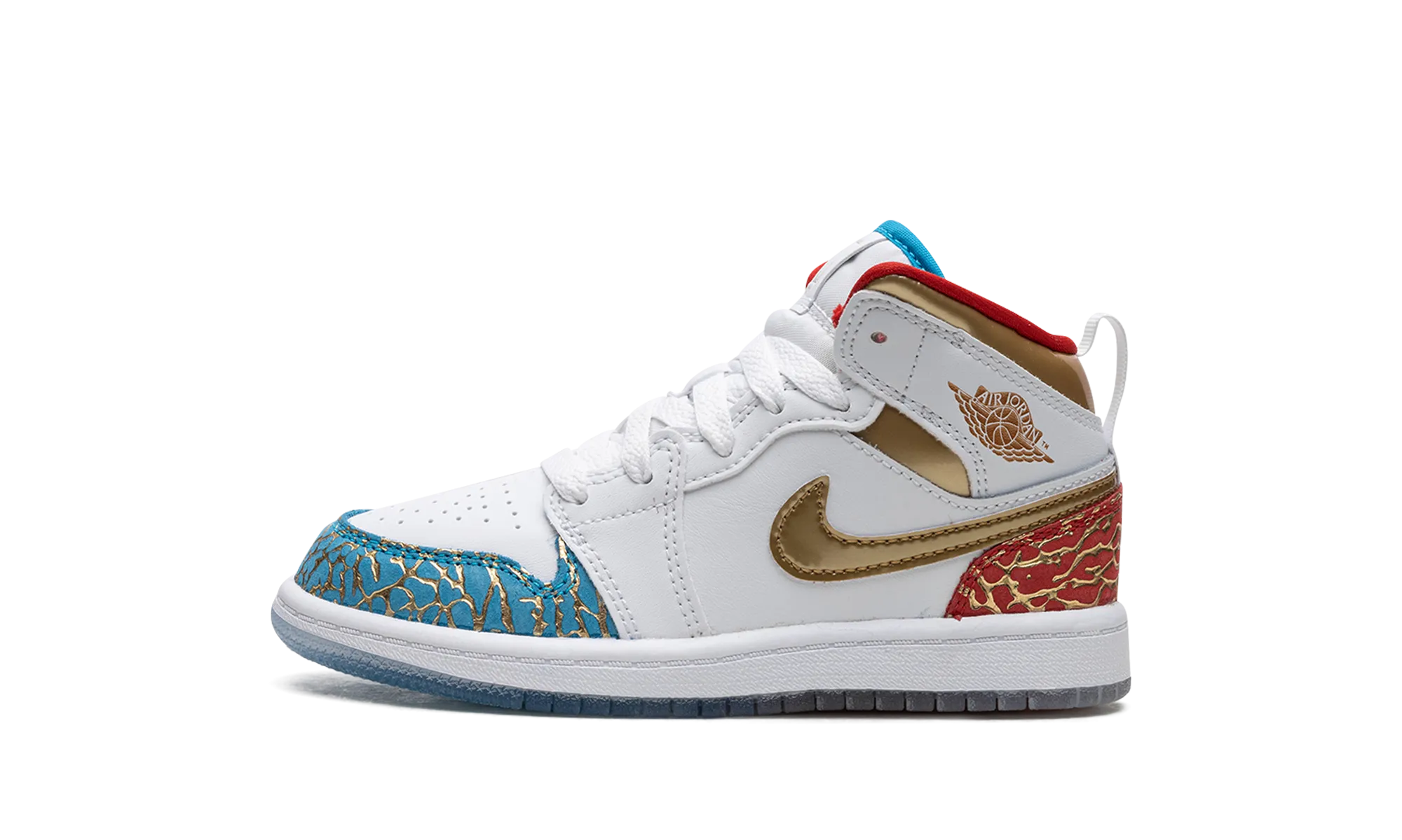 Air Jordan 1 Mid PS "UNC to CHI" Jordan Pre School shoes