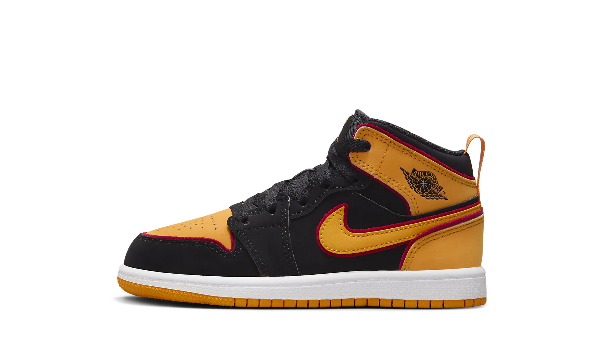 Air Jordan 1 Mid PS "Vivid Orange" Jordan Pre School shoes