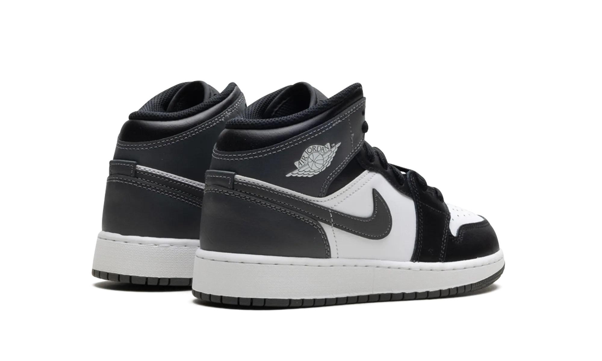 Air Jordan 1 Mid "Black/ Iron Grey/ White" jordan school kids shoes