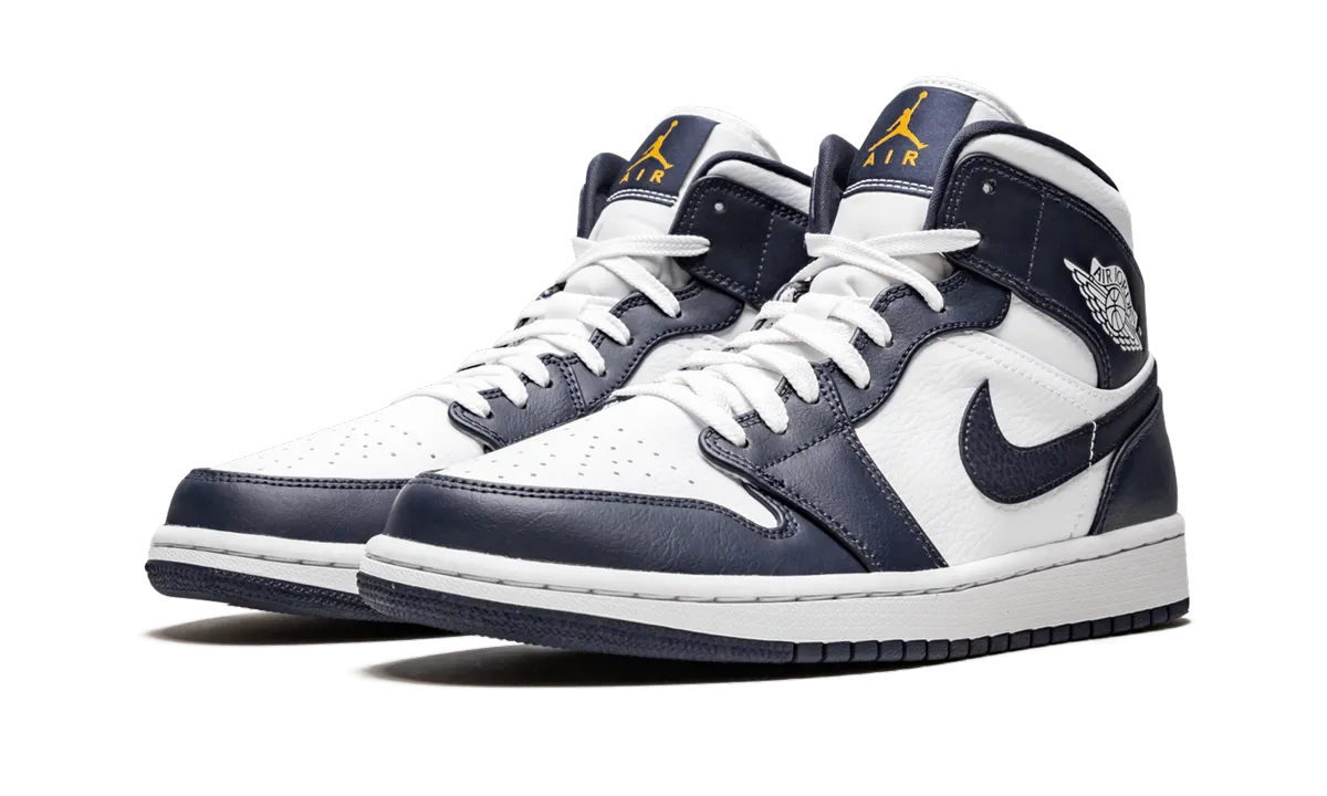 Air Jordan 1 Mid "Obsidian" jordan athletic mens shoes