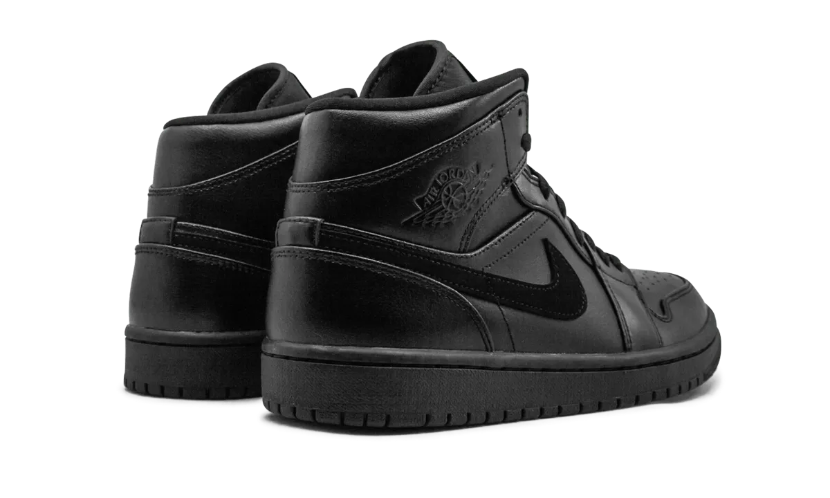 Air Jordan 1 Mid "Triple black" jordan athletic mens shoes