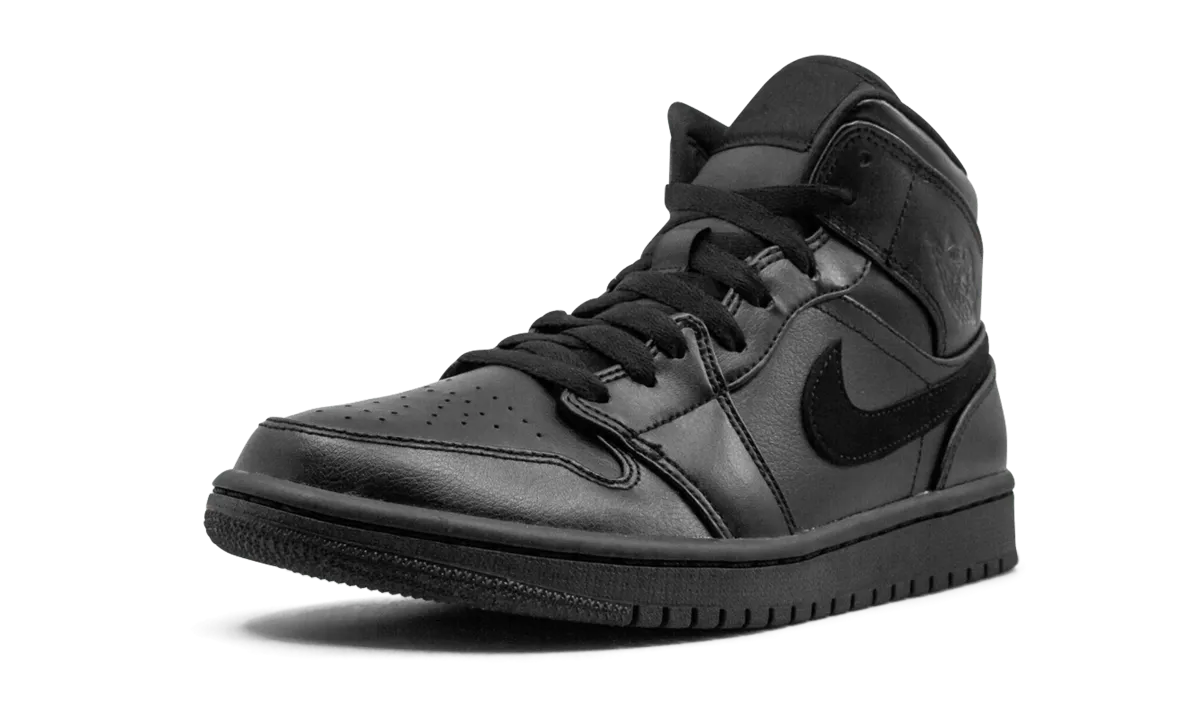 Air Jordan 1 Mid "Triple black" jordan athletic mens shoes