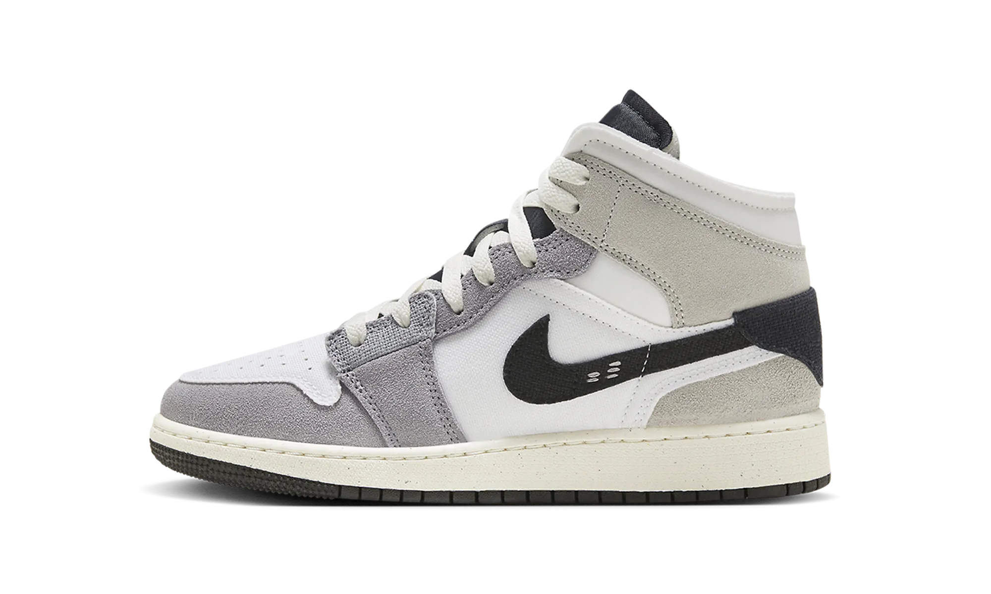 Air Jordan 1 Mid SE Craft GS "Cement Grey" Jordan Grade School styles