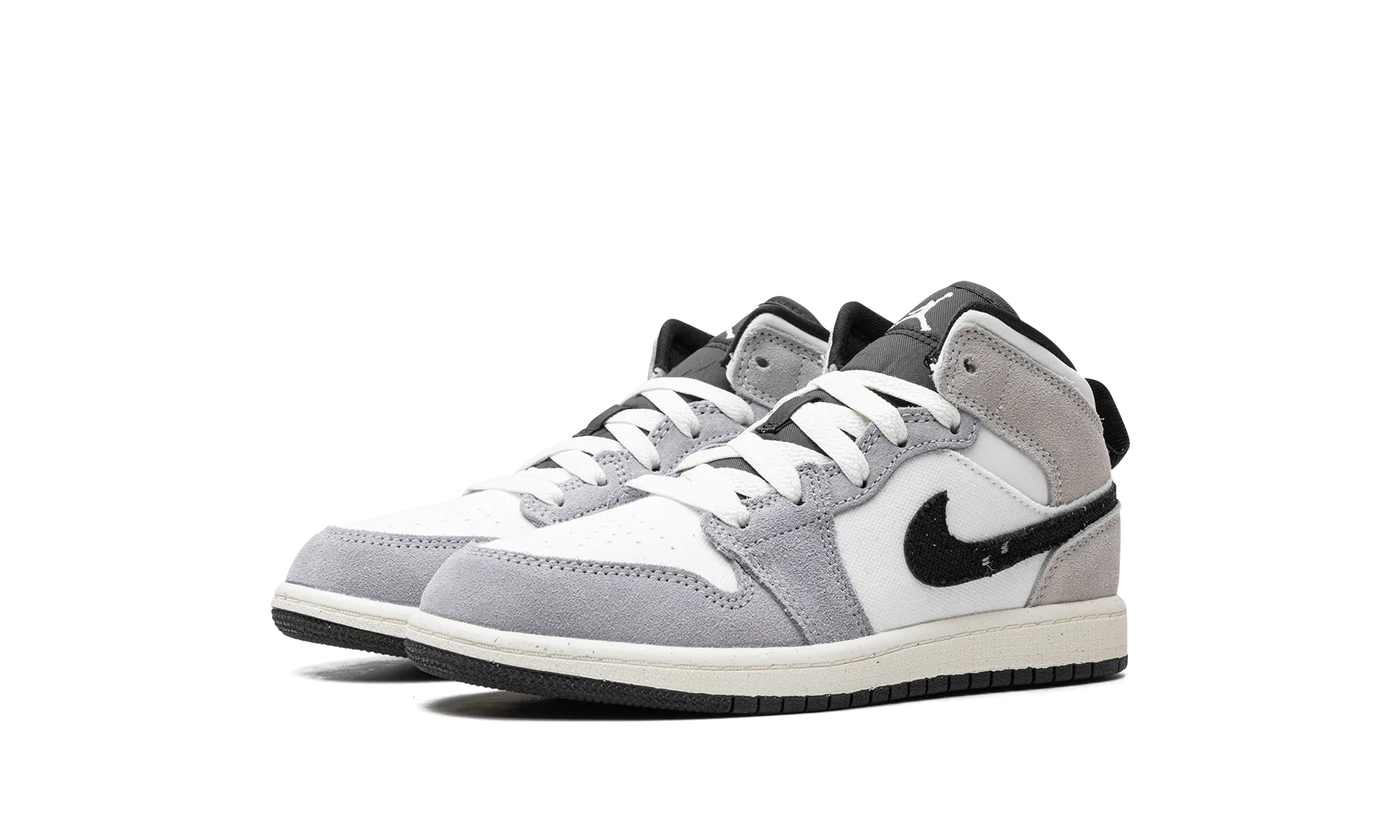 Air Jordan 1 Mid SE Craft PS "Cement Grey" jordan preschool kids shoes