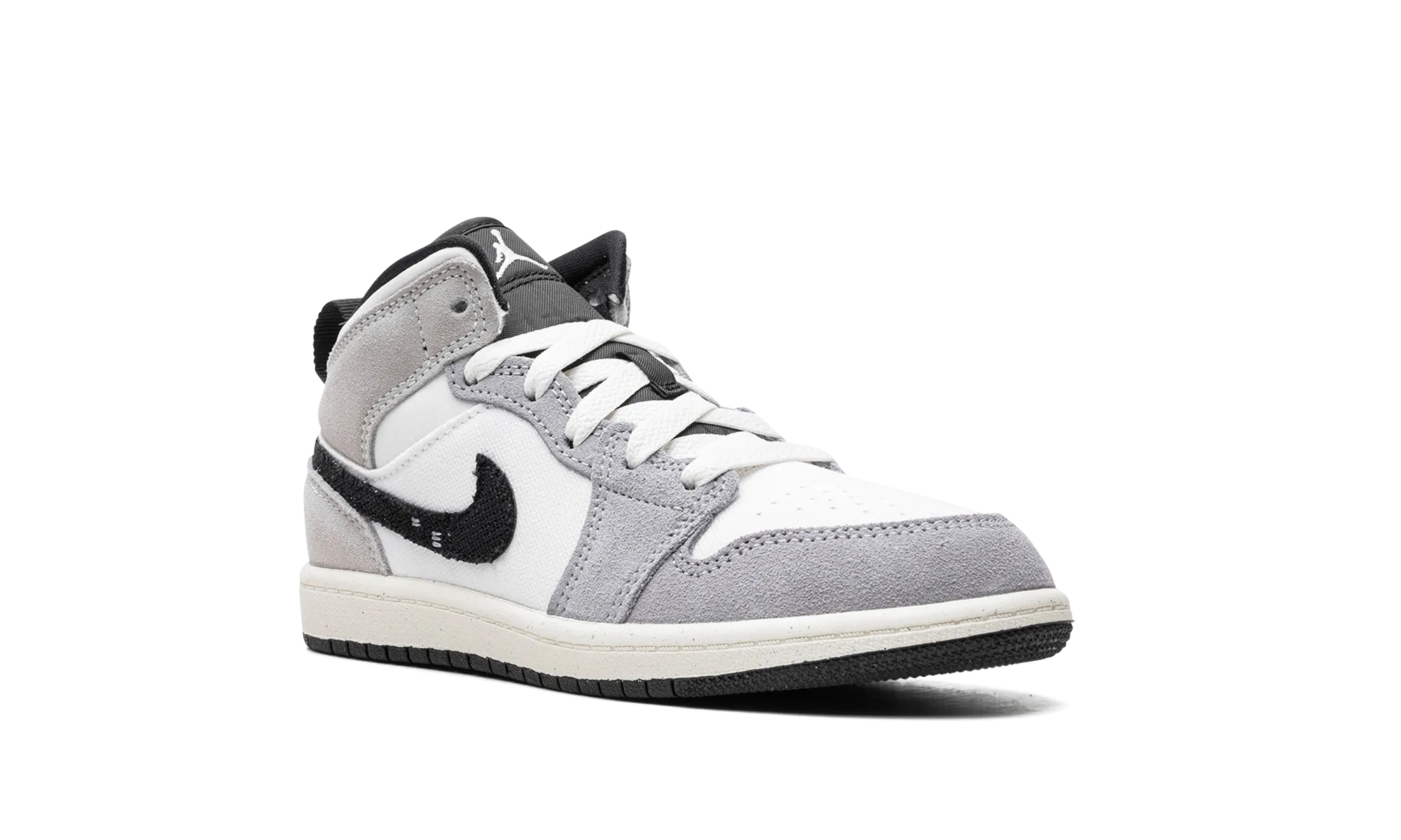 Air Jordan 1 Mid SE Craft PS "Cement Grey" jordan preschool kids shoes