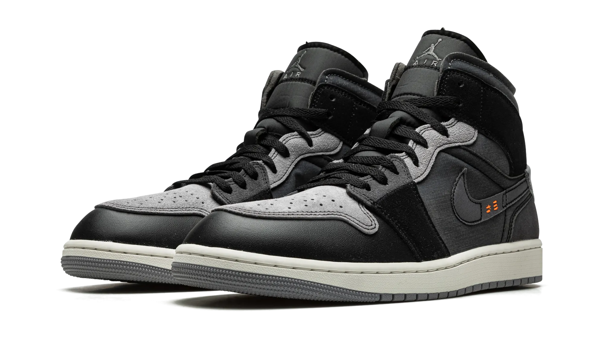 Air Jordan 1 Mid SE Craft "Inside Out - Black" jordan mens sport sneakers