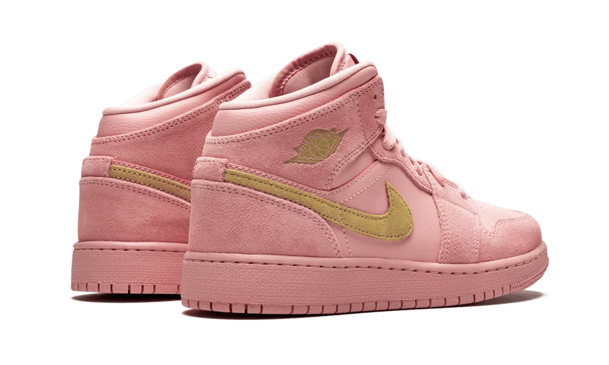 Air Jordan 1 MID SE GS "CORAL" jordan grade school sneakers