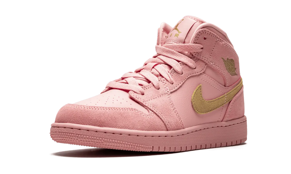 Air Jordan 1 MID SE GS "CORAL" jordan grade school sneakers