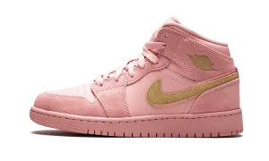 Air Jordan 1 MID SE GS "CORAL" Jordan Grade School shoes