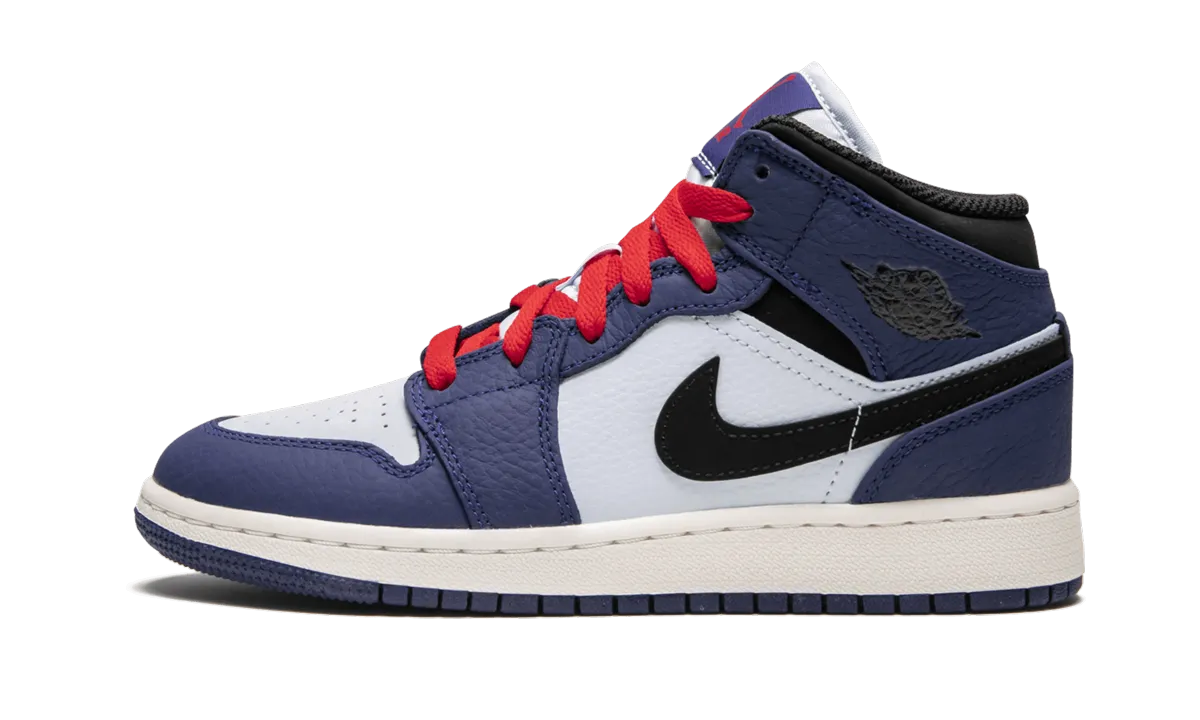 Air Jordan 1 Mid SE GS "Deep Royal" Jordan Grade School shoes