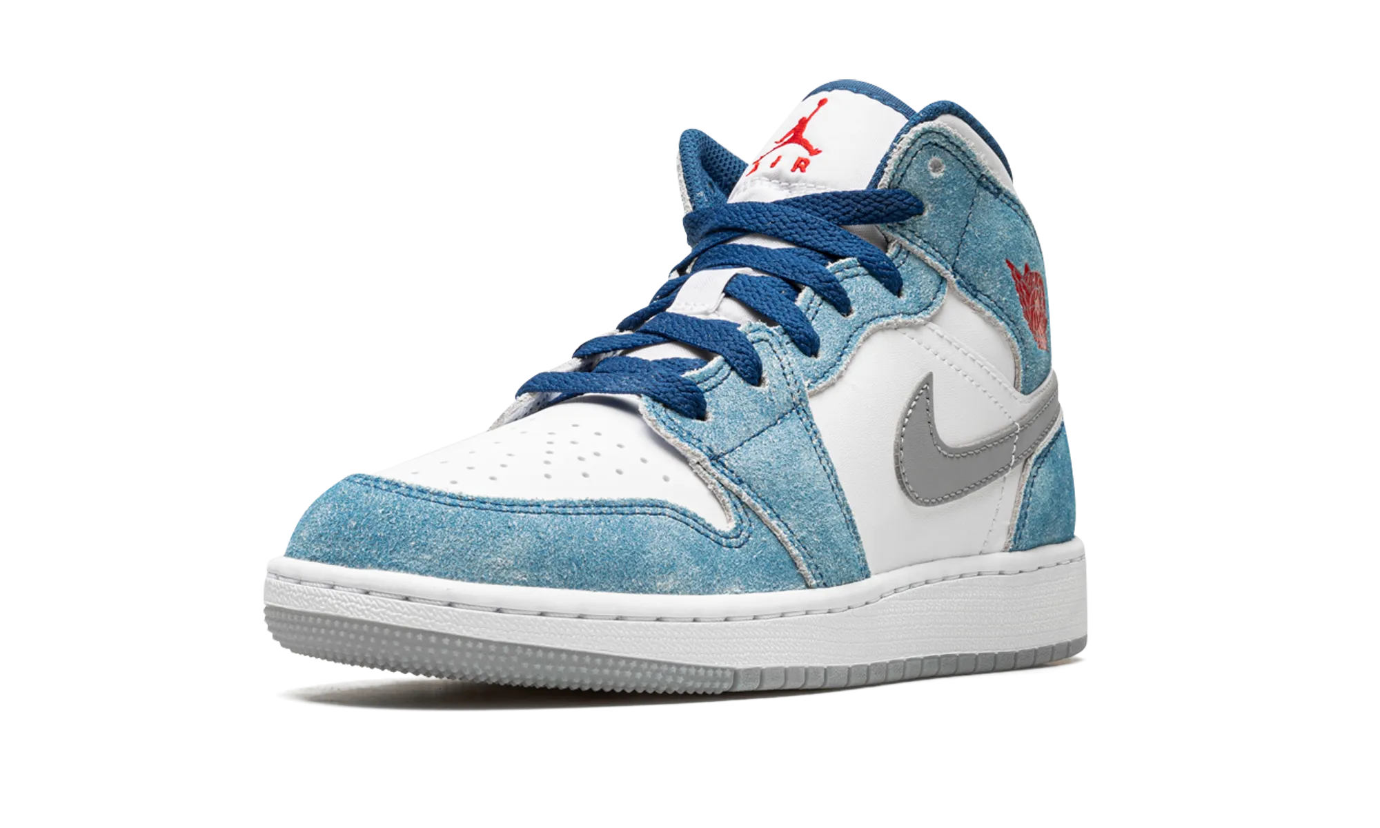 Air Jordan 1 Mid SE GS "French Blue" jordan school kids shoes