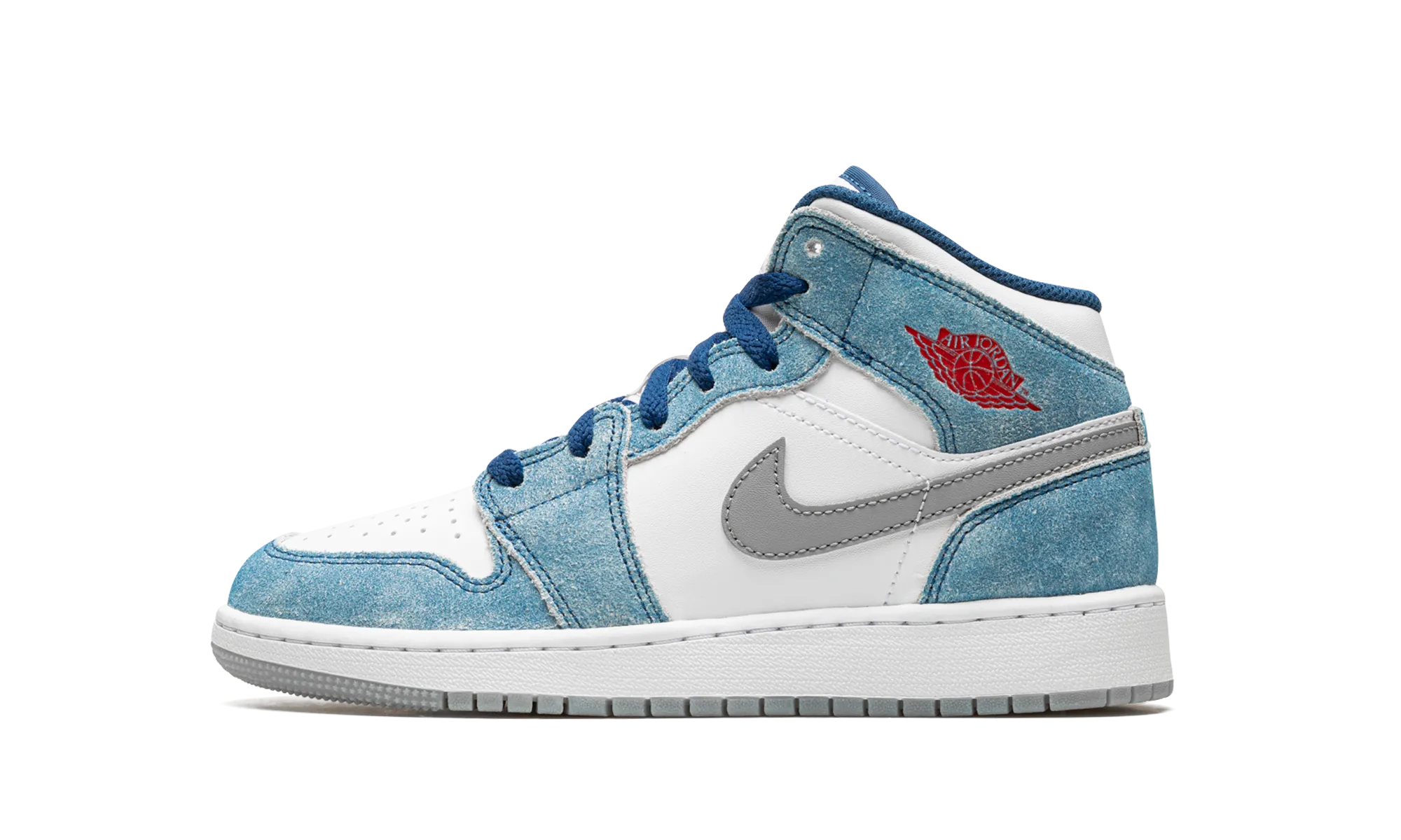 Air Jordan 1 Mid SE GS "French Blue" jordan school kids shoes