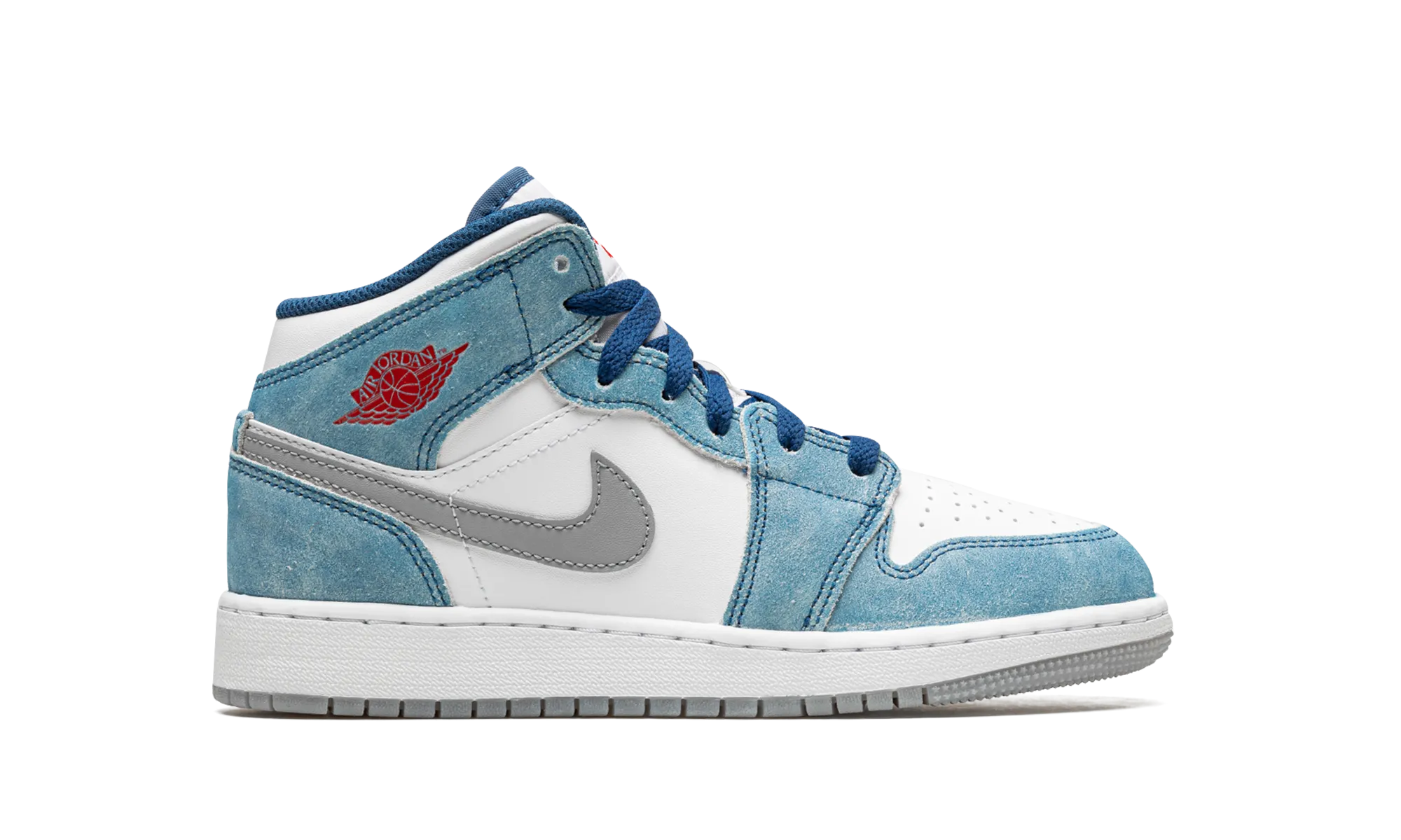 Air Jordan 1 Mid SE GS "French Blue" jordan school kids shoes