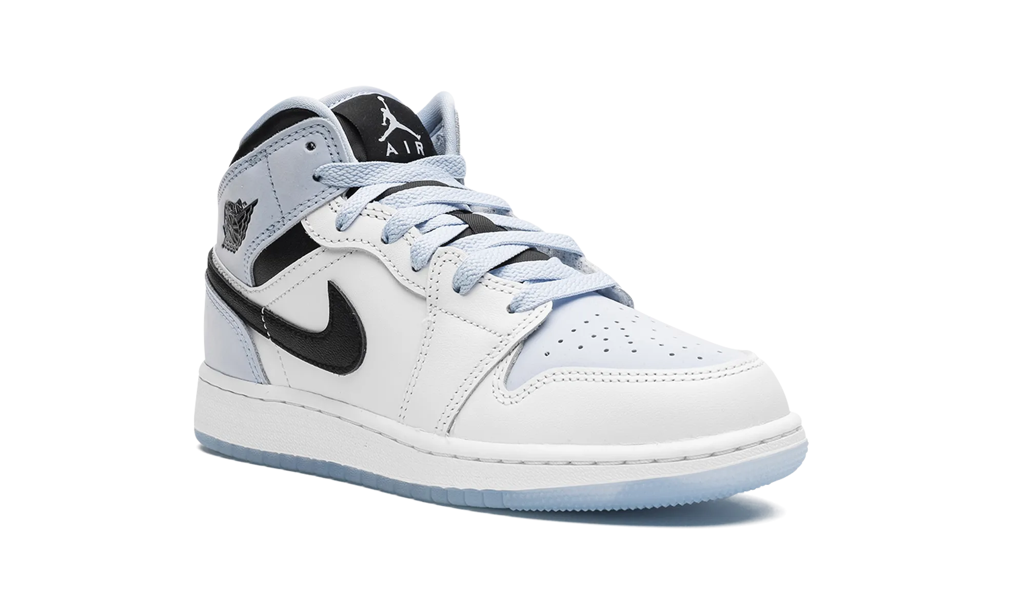 Air Jordan 1 Mid SE GS "Ice Blue" jordan school kids shoes