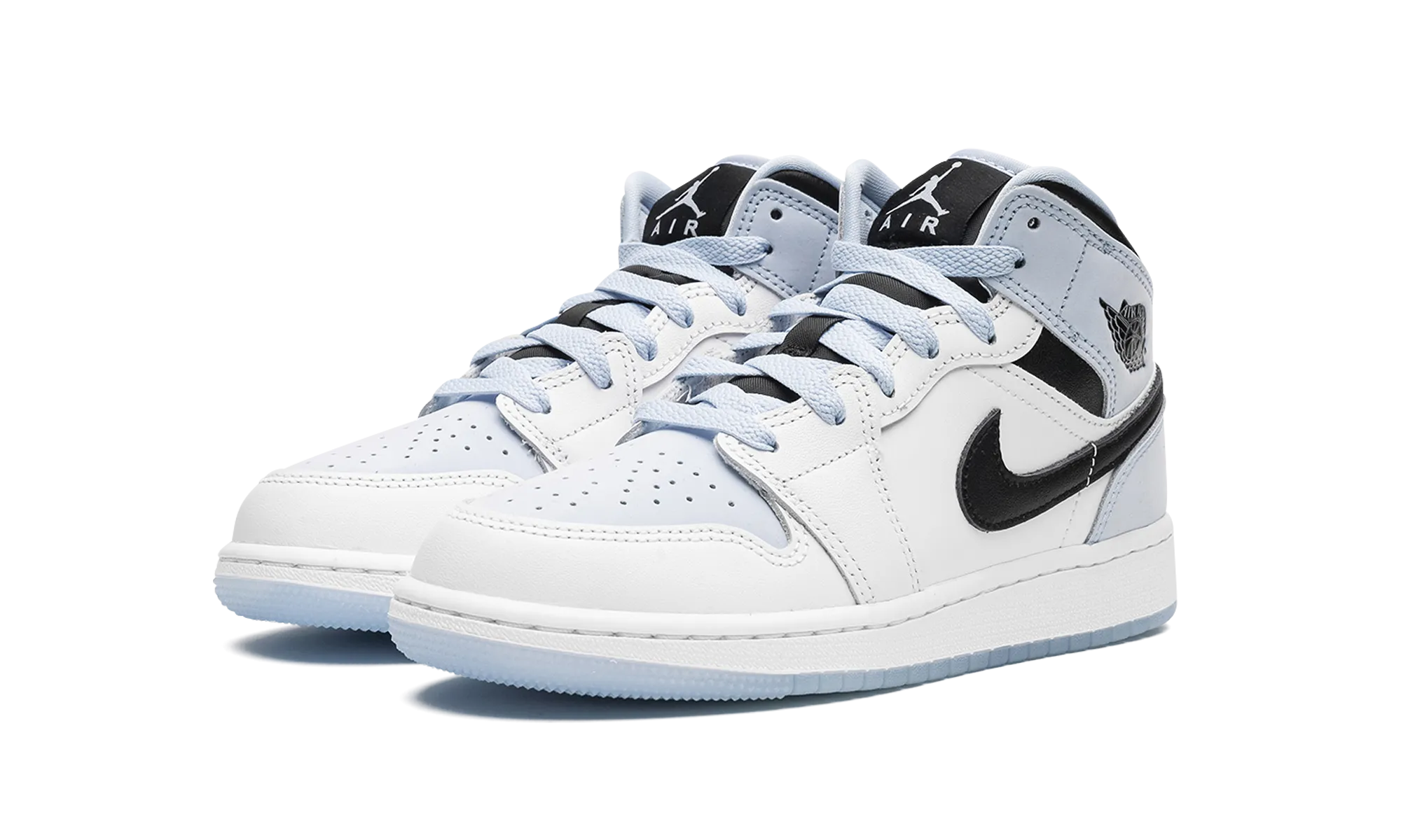 Air Jordan 1 Mid SE GS "Ice Blue" jordan school kids shoes