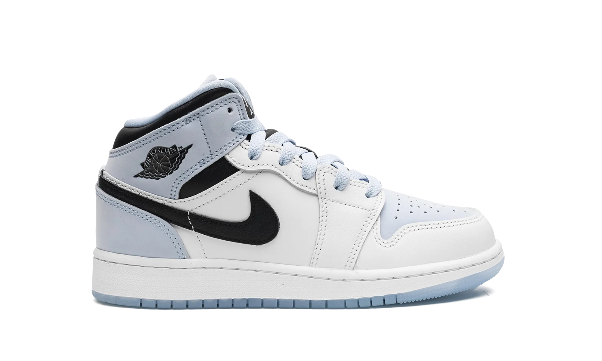 Air Jordan 1 Mid SE GS "Ice Blue" jordan school kids shoes