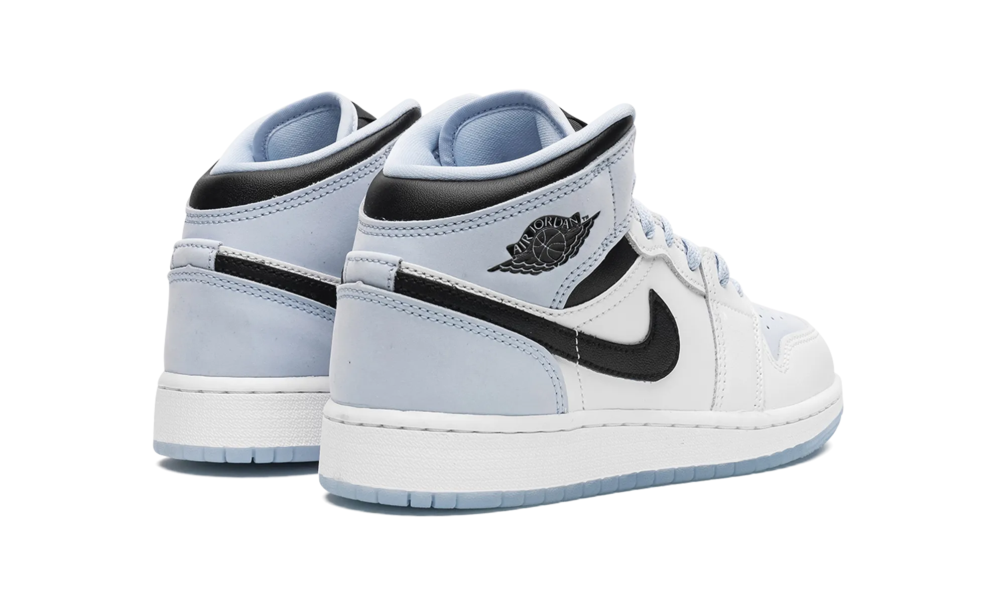 Air Jordan 1 Mid SE GS "Ice Blue" jordan school kids shoes