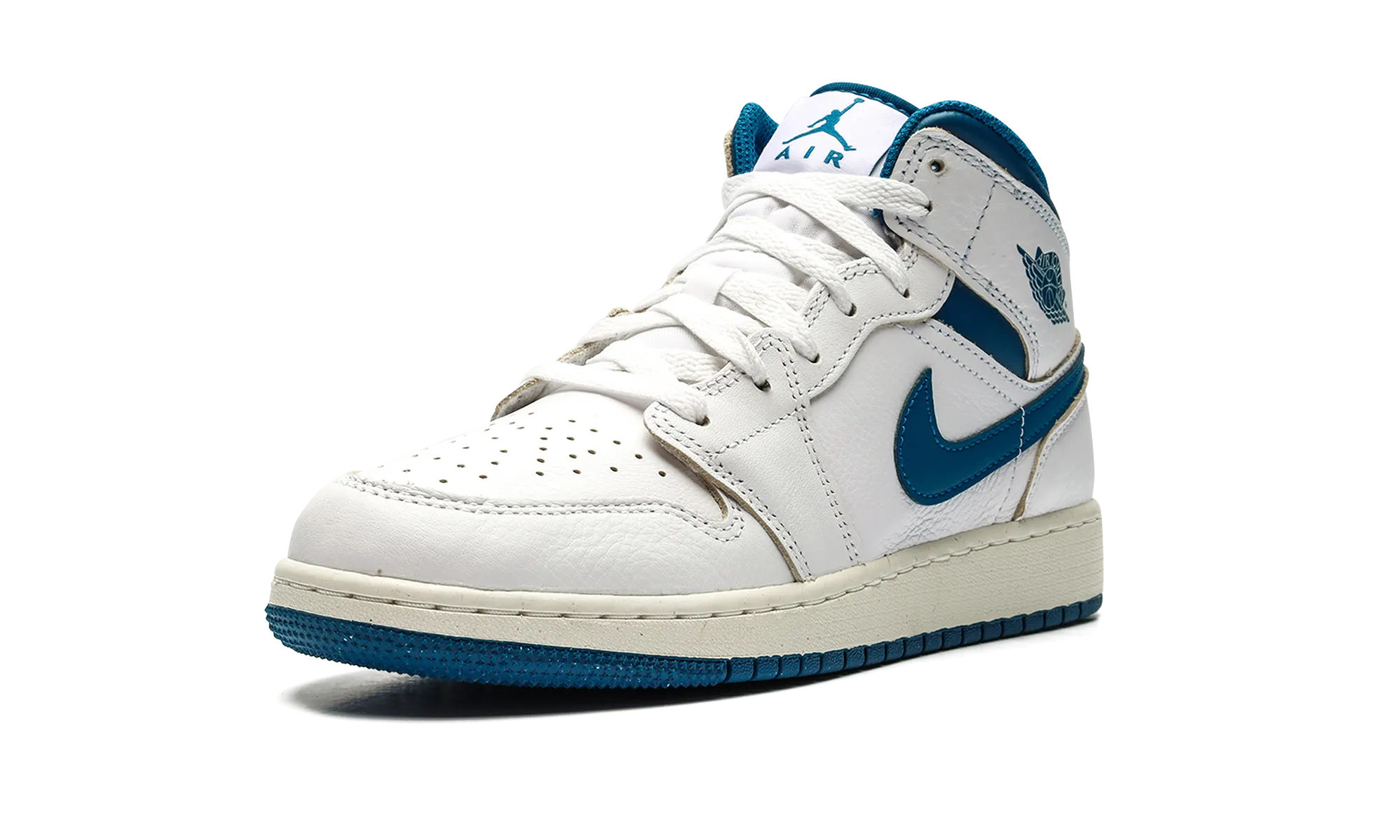 Air Jordan 1 Mid SE GS "INDUSTRIAL BLUE" jordan grade school sneakers