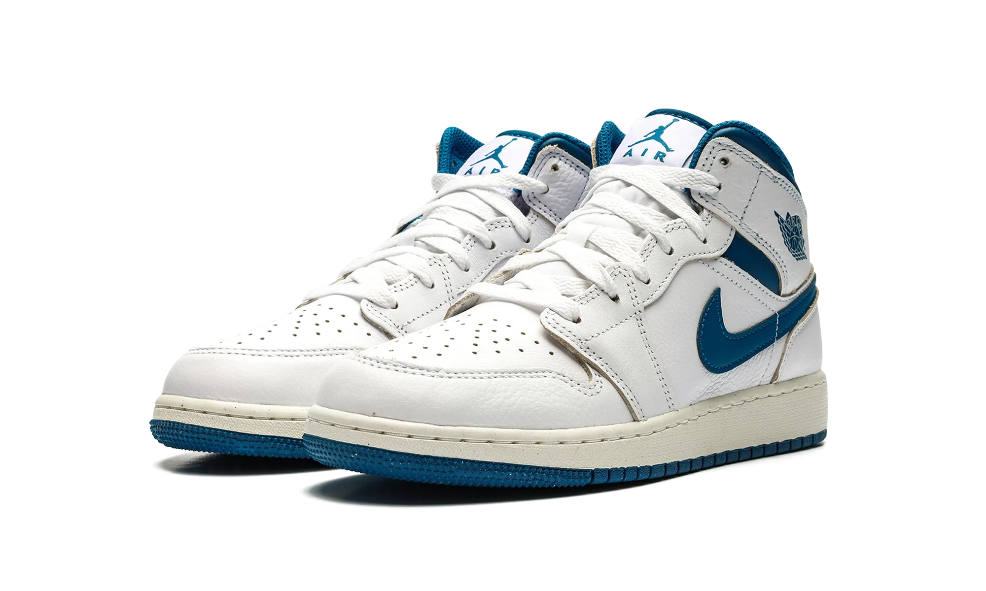 Air Jordan 1 Mid SE GS "INDUSTRIAL BLUE" jordan grade school sneakers