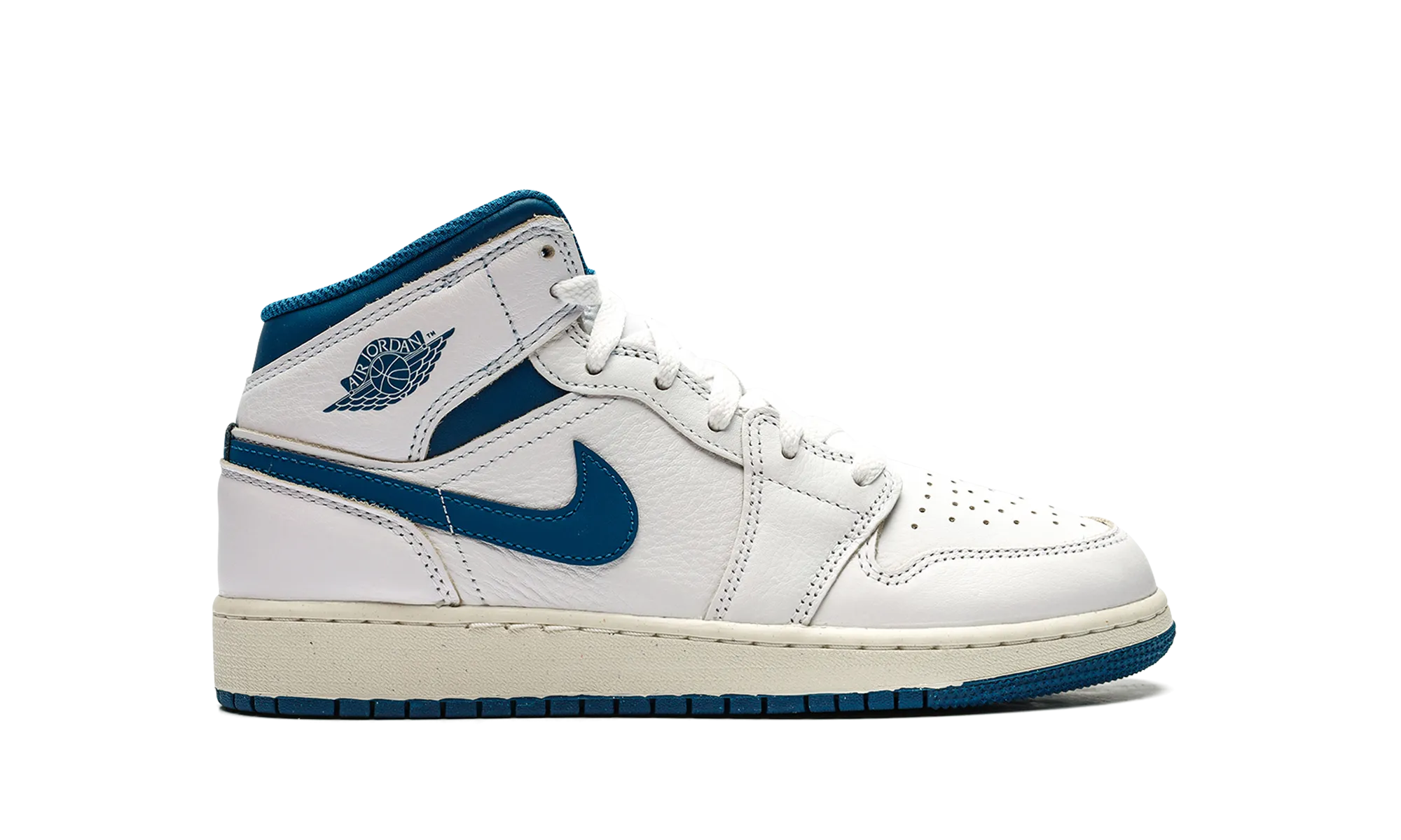 Air Jordan 1 Mid SE GS "INDUSTRIAL BLUE" jordan grade school sneakers
