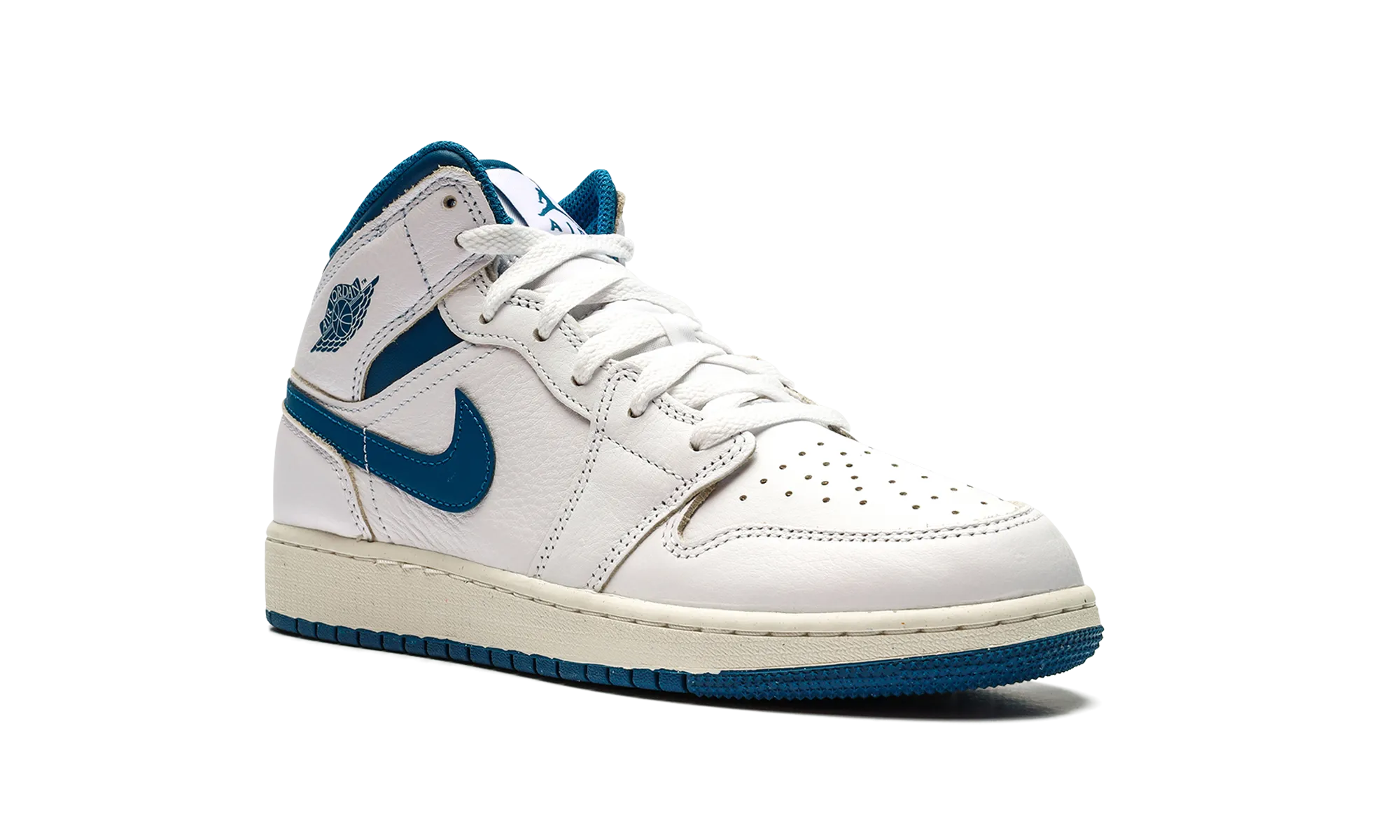 Air Jordan 1 Mid SE GS "INDUSTRIAL BLUE" jordan grade school sneakers