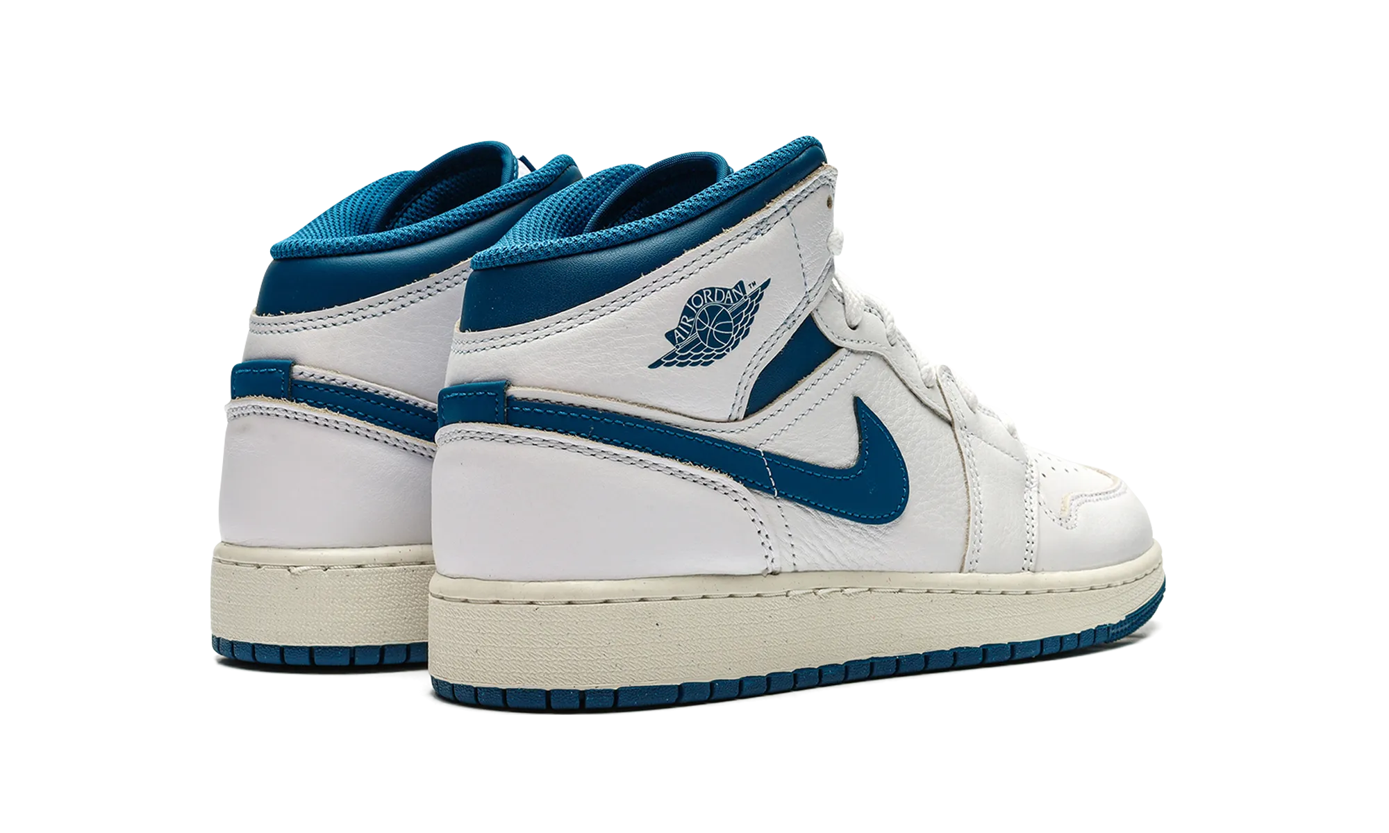 Air Jordan 1 Mid SE GS "INDUSTRIAL BLUE" jordan grade school sneakers