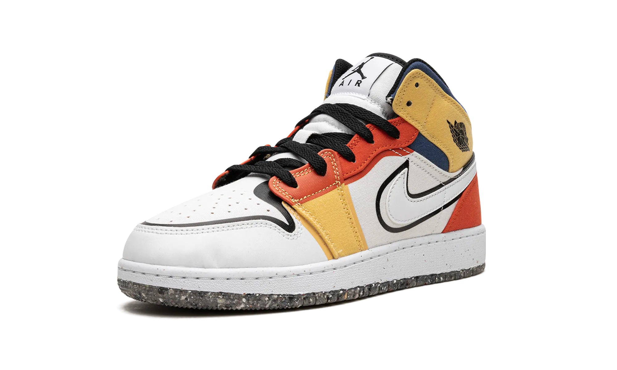 Air Jordan 1 Mid SE GS "Multi-Color Canvas" jordan grade school sneakers