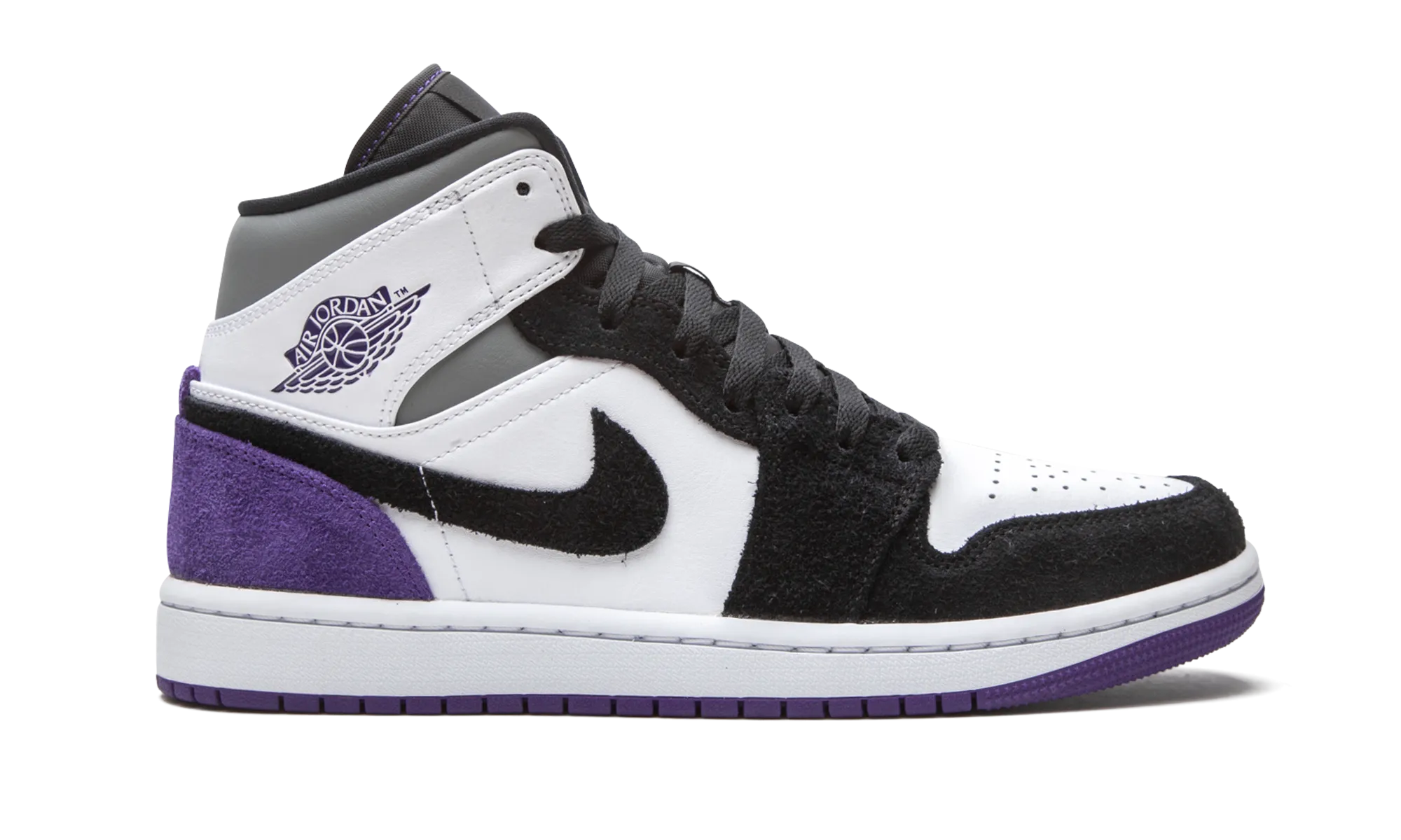 Air Jordan 1 Mid SE "Court Purple Suede" jordan athletic mens shoes