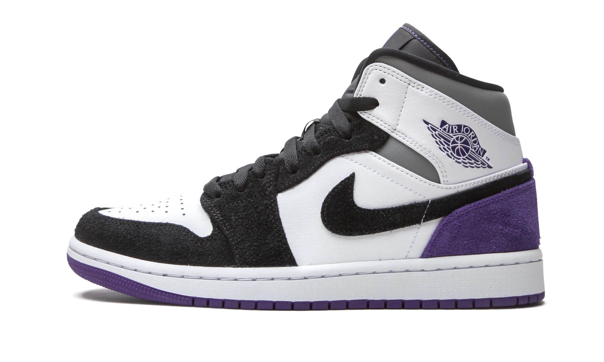 Air Jordan 1 Mid SE "Court Purple Suede" jordan athletic mens shoes