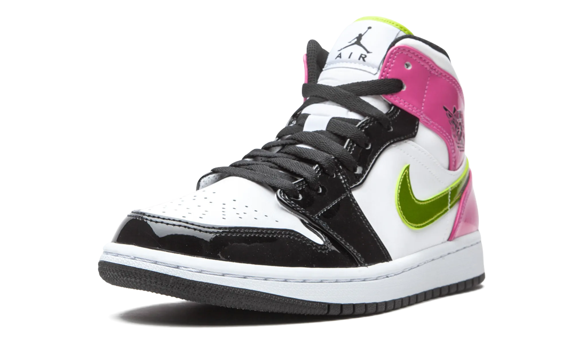 Air Jordan 1 Mid SE "Cyber / Active Fuchsia" jordan athletic mens shoes