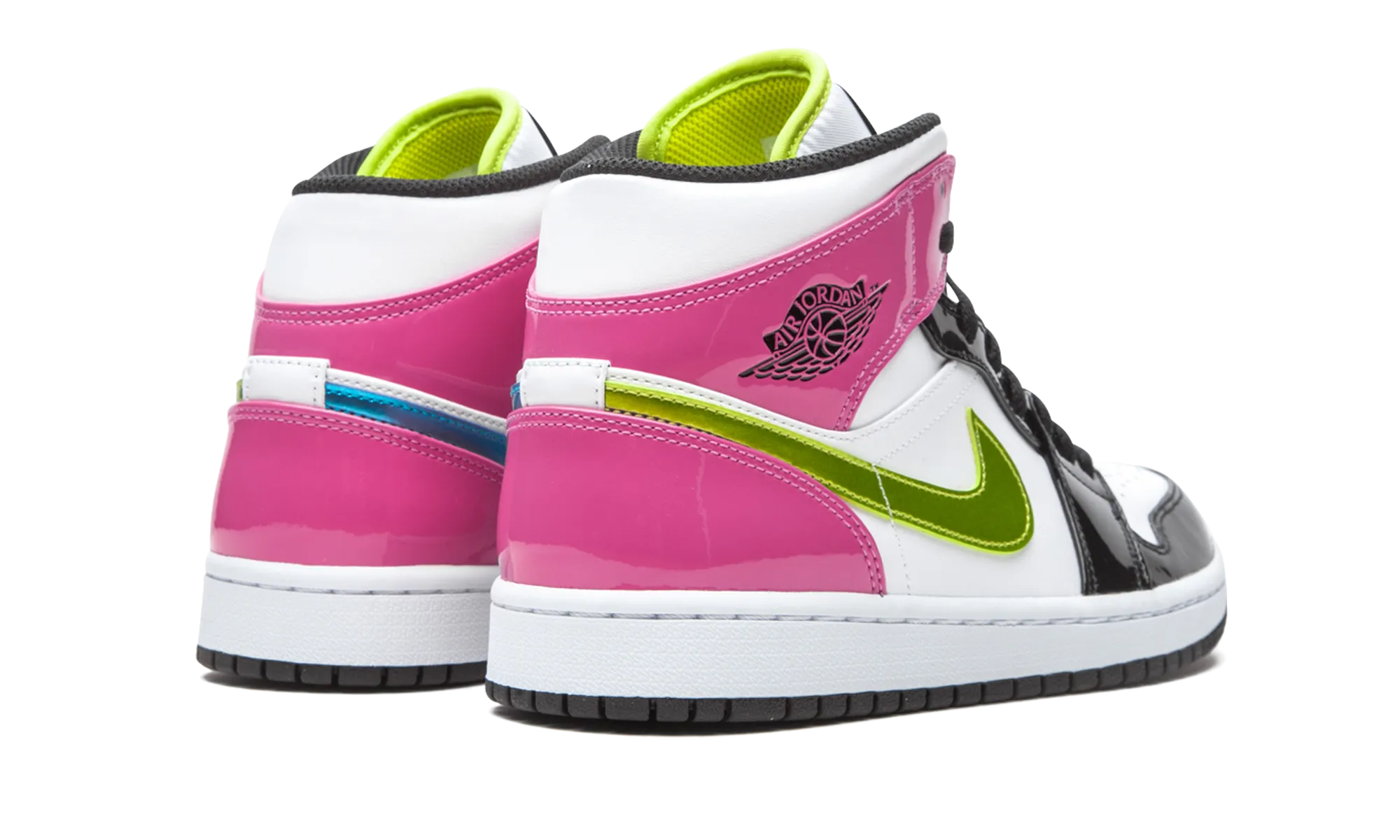 Air Jordan 1 Mid SE "Cyber / Active Fuchsia" jordan athletic mens shoes