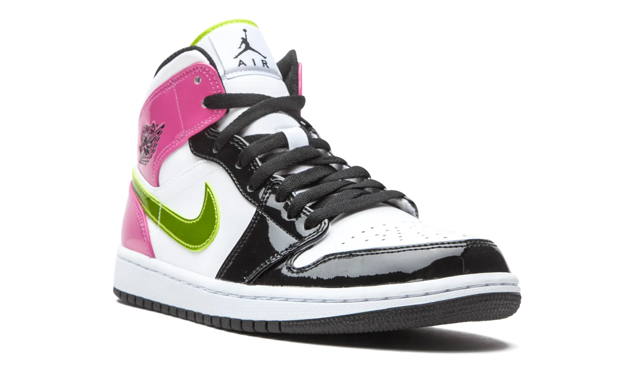 Air Jordan 1 Mid SE "Cyber / Active Fuchsia" jordan athletic mens shoes