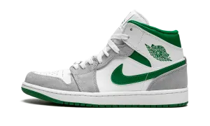 Air Jordan 1 Mid SE "Grey / Pine Green / White" Jordan Men's styles