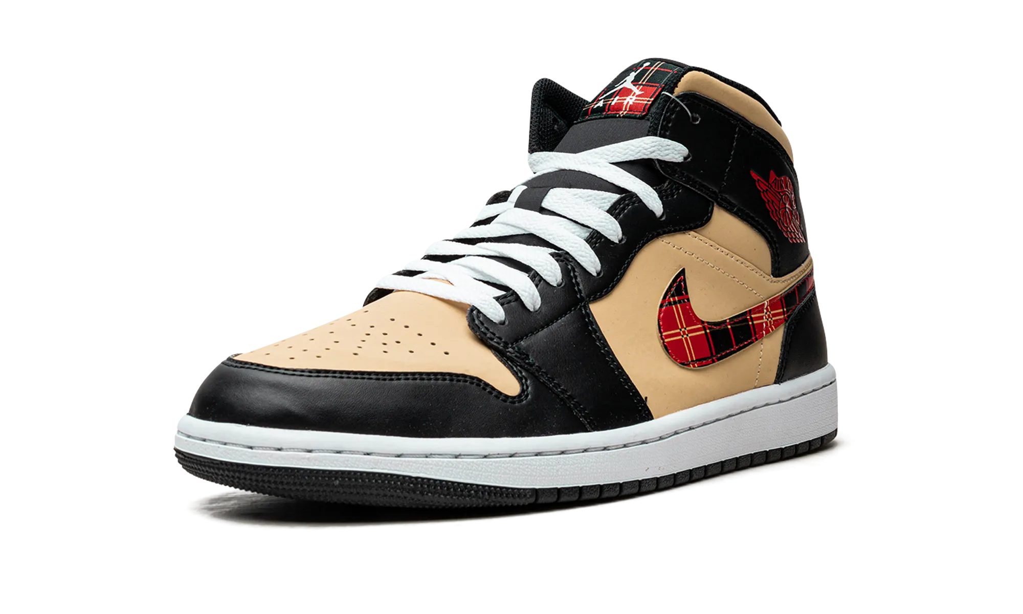 Air Jordan 1 Mid SE "Tartan Swoosh" jordan mens sport sneakers