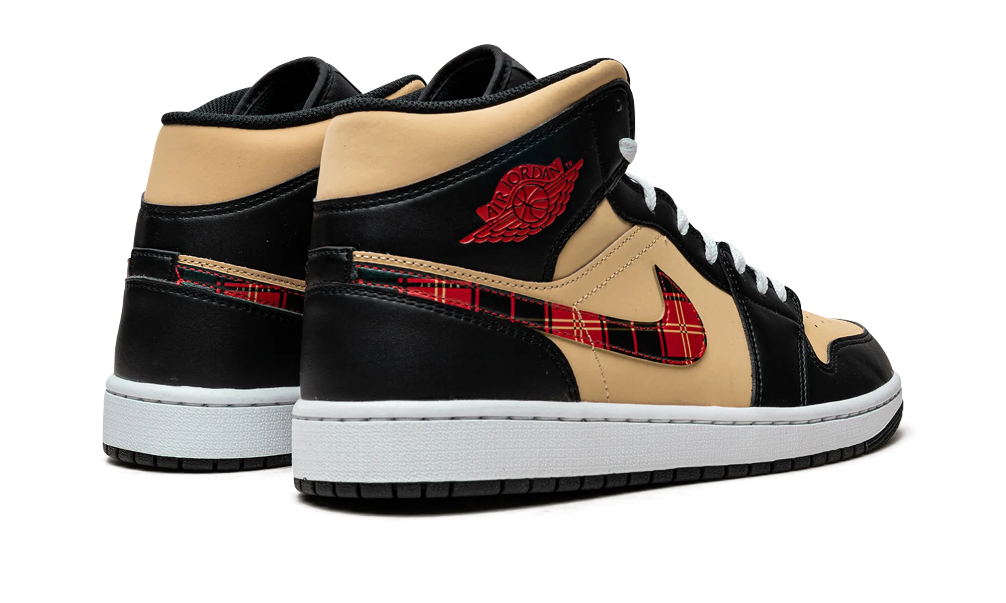 Air Jordan 1 Mid SE "Tartan Swoosh" jordan mens sport sneakers