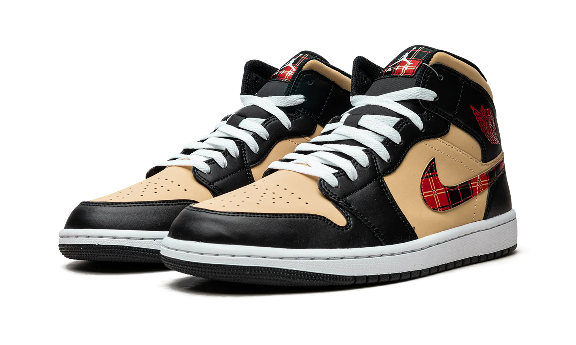 Air Jordan 1 Mid SE "Tartan Swoosh" jordan mens sport sneakers