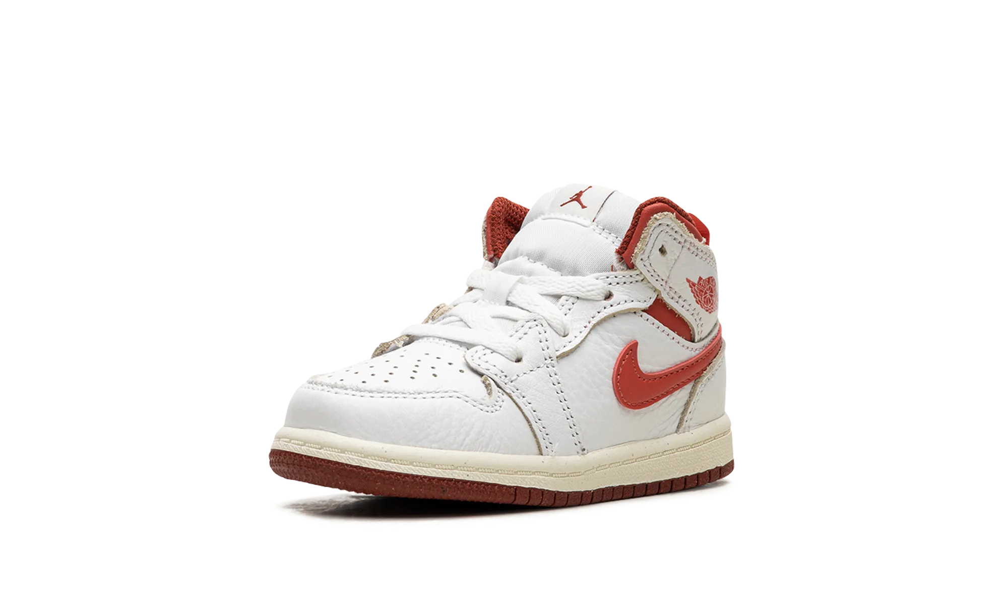Air Jordan 1 Mid SE TD "White Dune Red" jordan toddler baby shoes