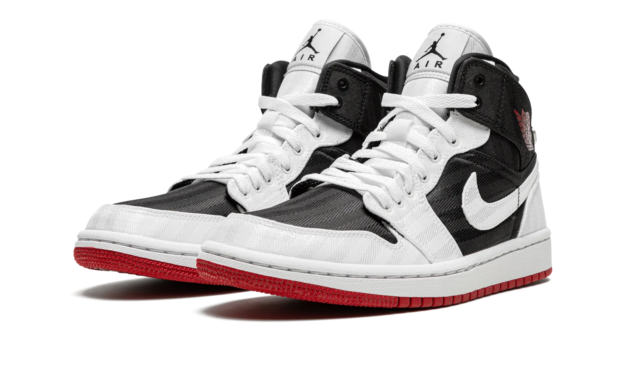 AIR JORDAN 1 MID SE UTL WMNS "White / Black / Gym Red" jordan classic womens shoes