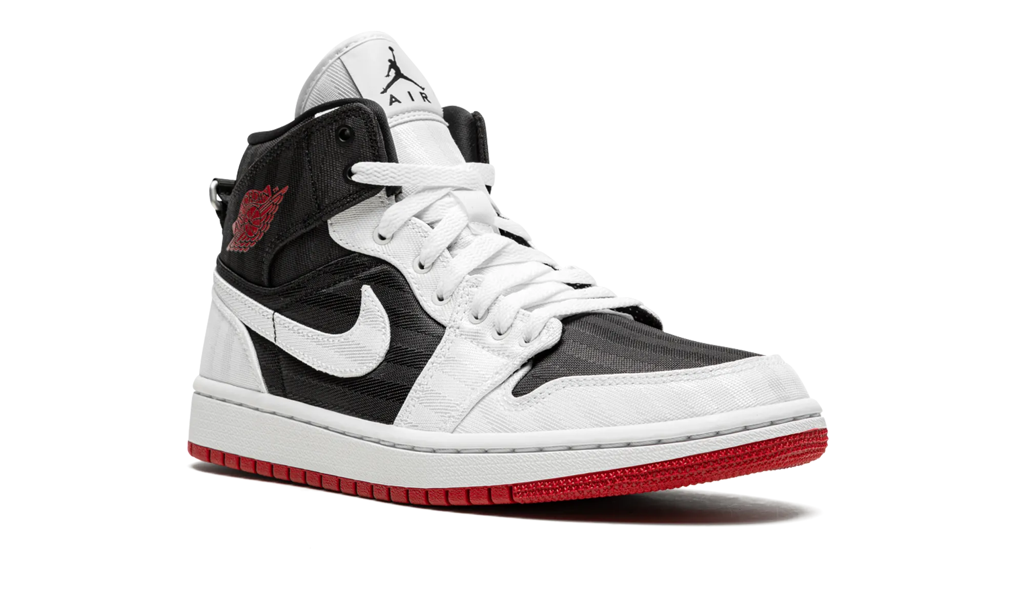 AIR JORDAN 1 MID SE UTL WMNS "White / Black / Gym Red" jordan classic womens shoes