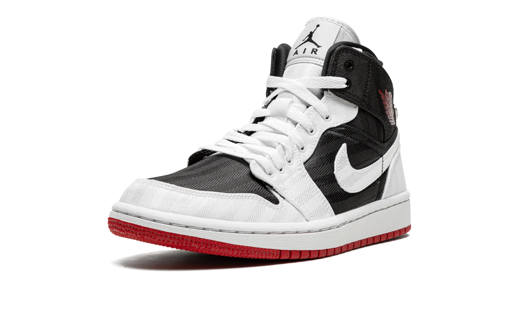 AIR JORDAN 1 MID SE UTL WMNS "White / Black / Gym Red" jordan classic womens shoes