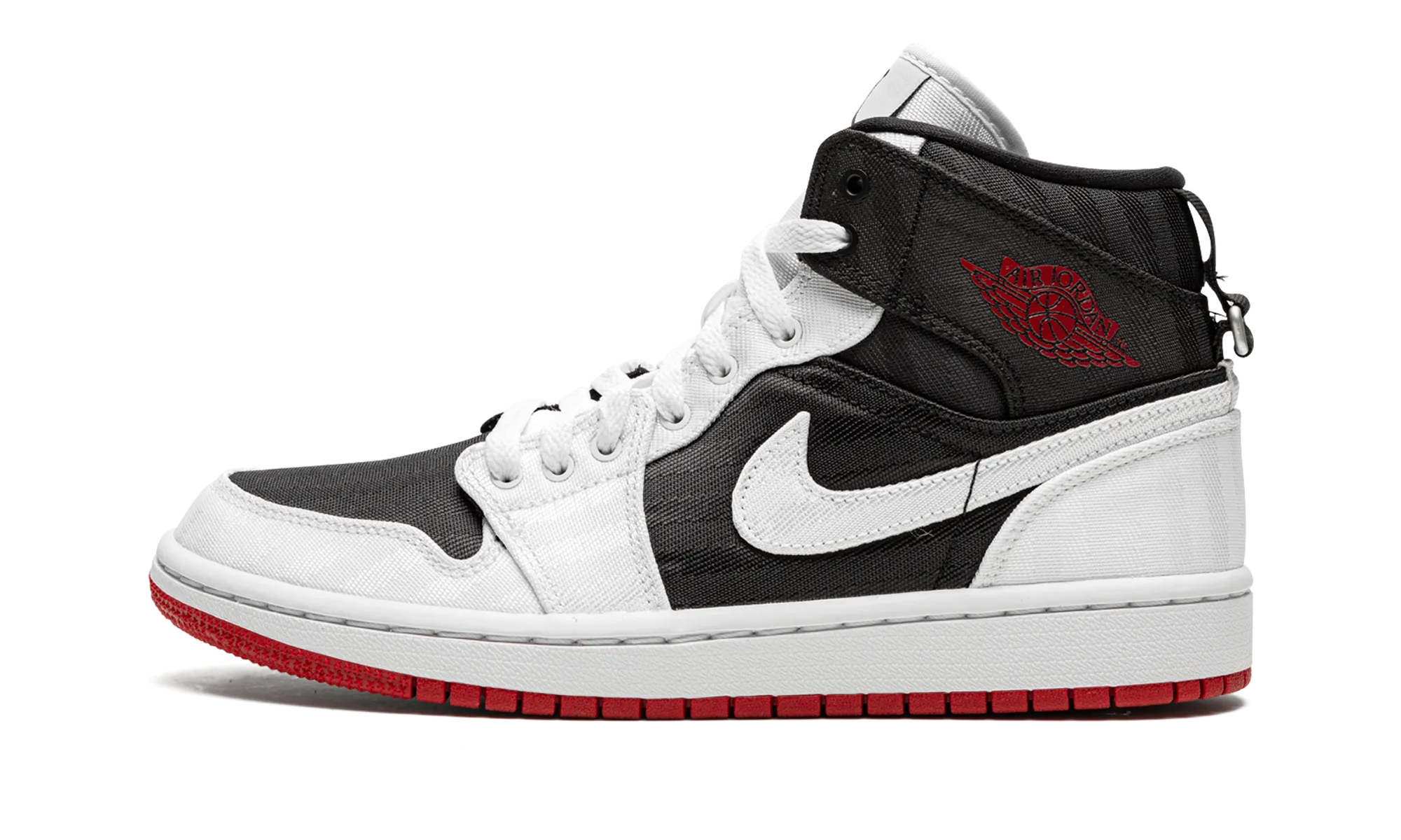 AIR JORDAN 1 MID SE UTL WMNS "White / Black / Gym Red" jordan classic womens shoes