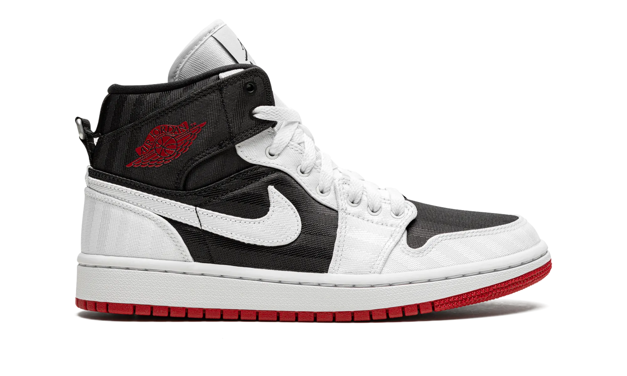AIR JORDAN 1 MID SE UTL WMNS "White / Black / Gym Red" jordan classic womens shoes