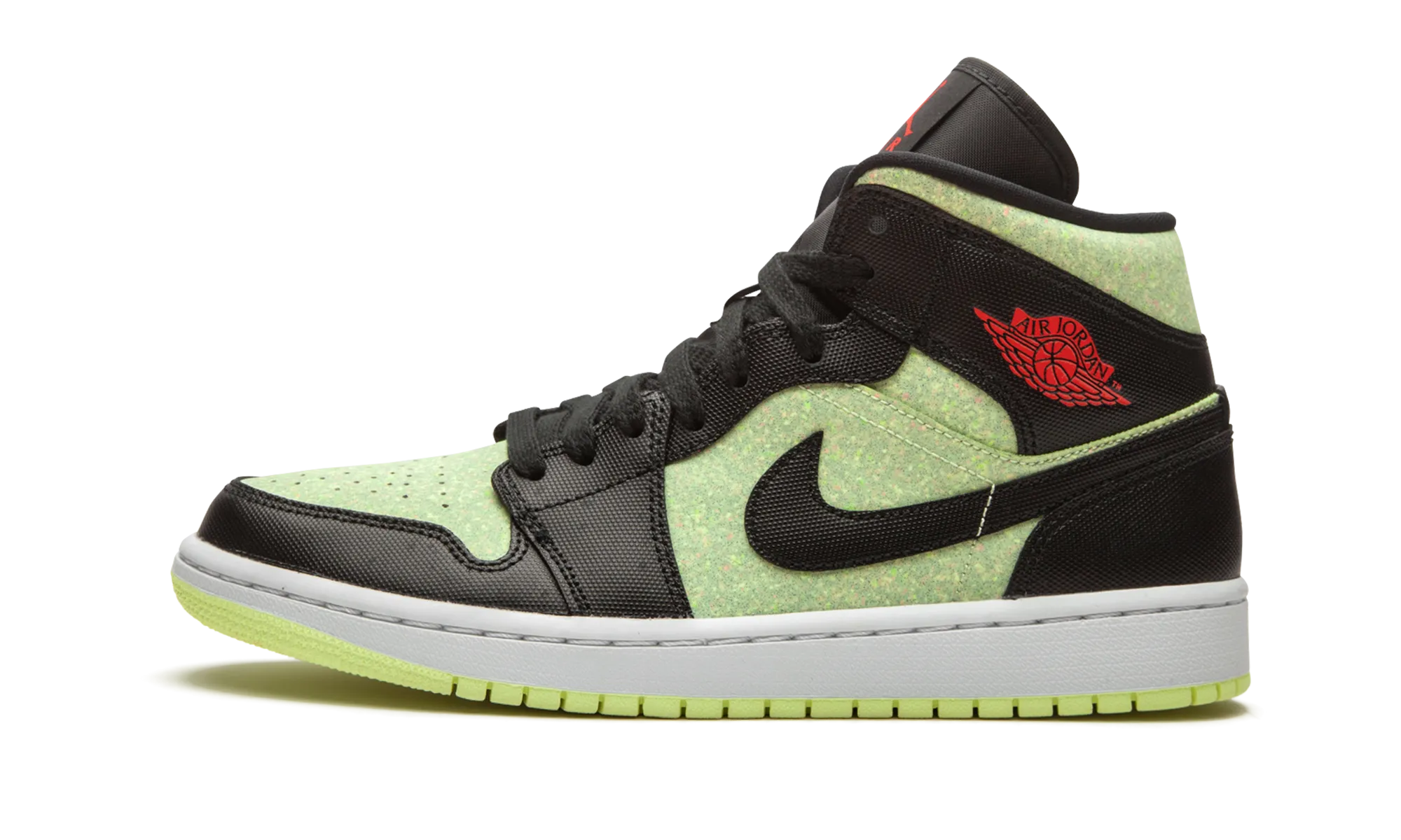 AIR JORDAN 1 MID SE WMNS "Barely Volt / Chile Red" Jordan Women's styles